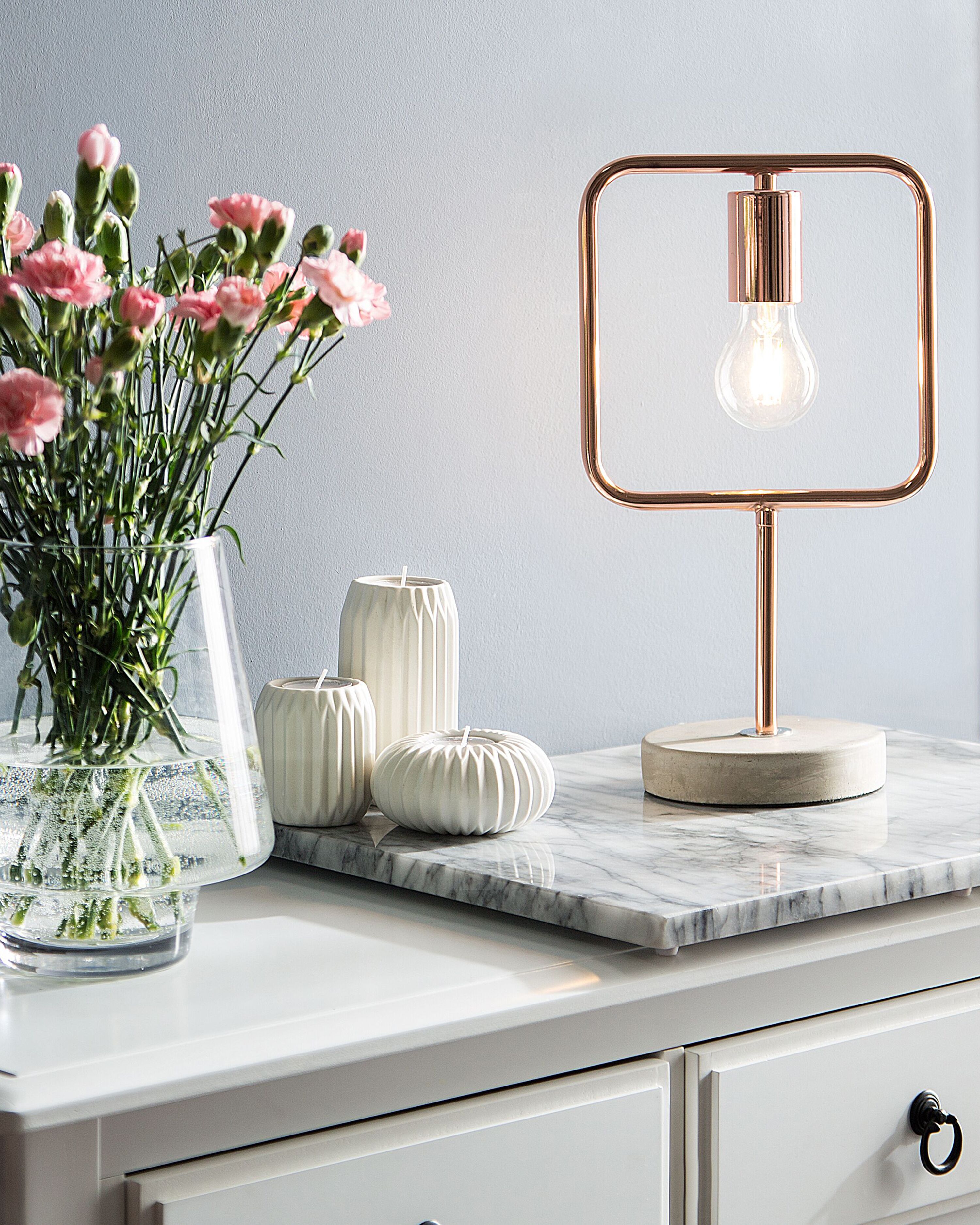 Table Lamp MUNDO Metal Copper
