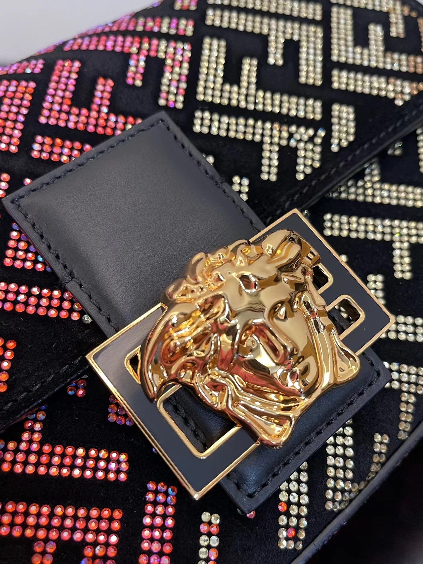 Fendi x Versace leather Baguette bag - Replicaclubs