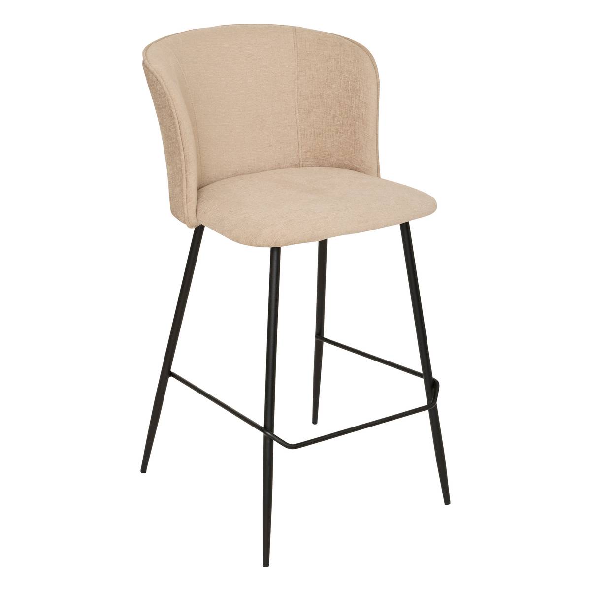 Bar stool "Jasny" Beige, 52.5x48 cm