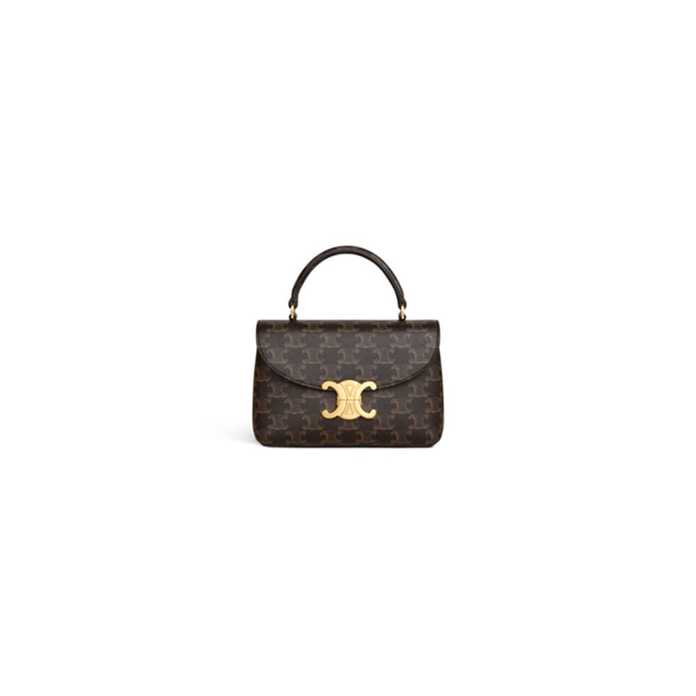 Celine Teen Nino Bag in Triomphe Canvas