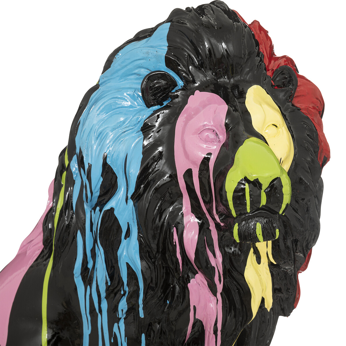 Statue "Lion" Black, 46x60 cm