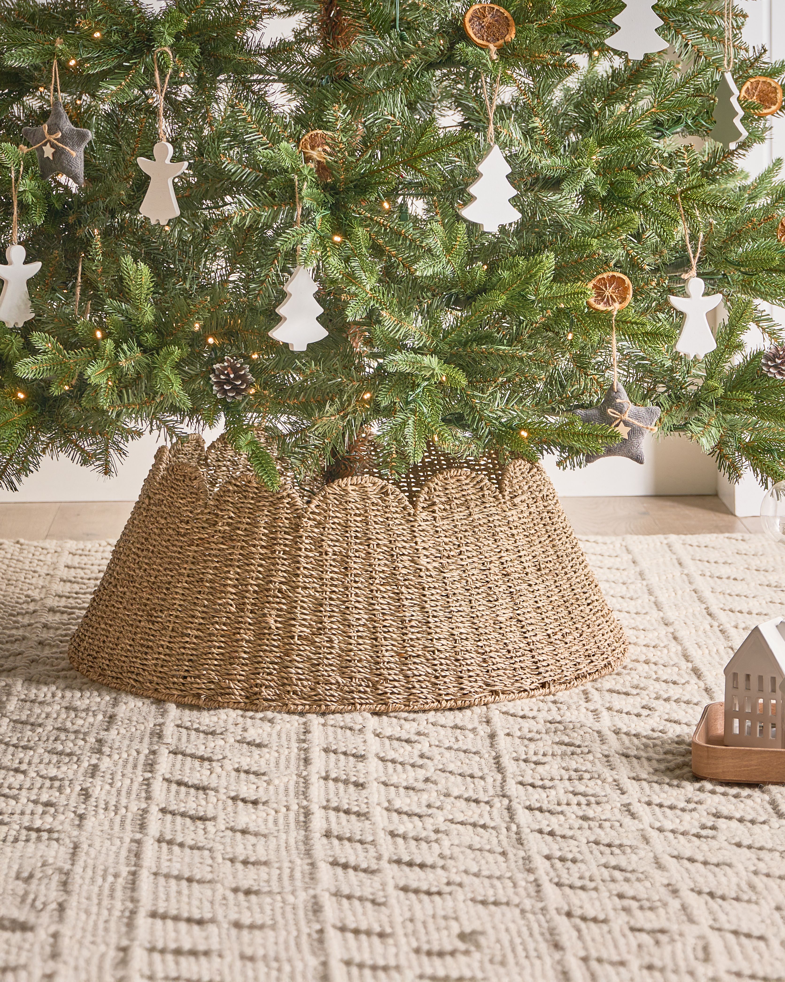 Christmas Tree Collar GIVRE Seagrass Natural 67 cm