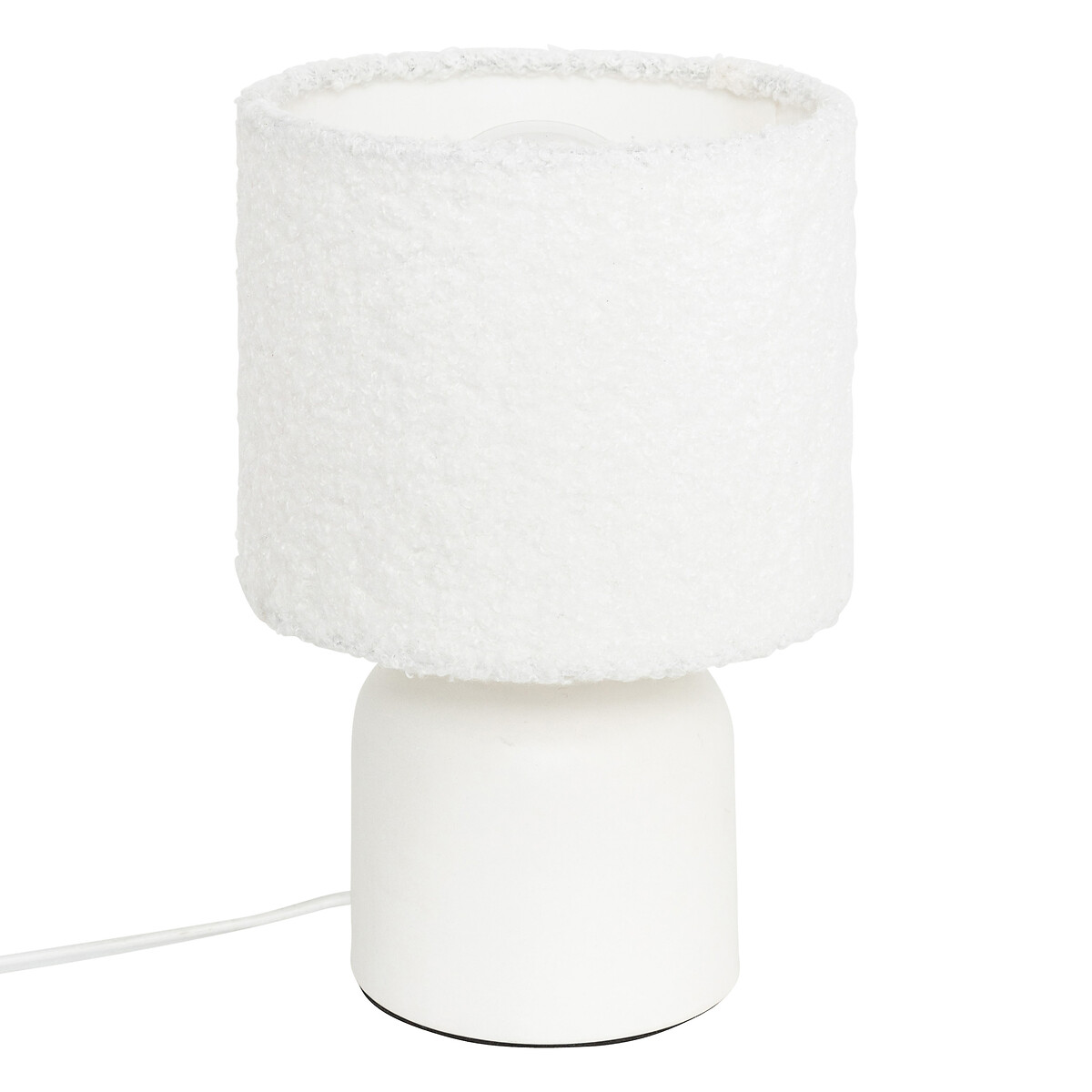 Table lamp "Bona" Terry, White, H.22 cm