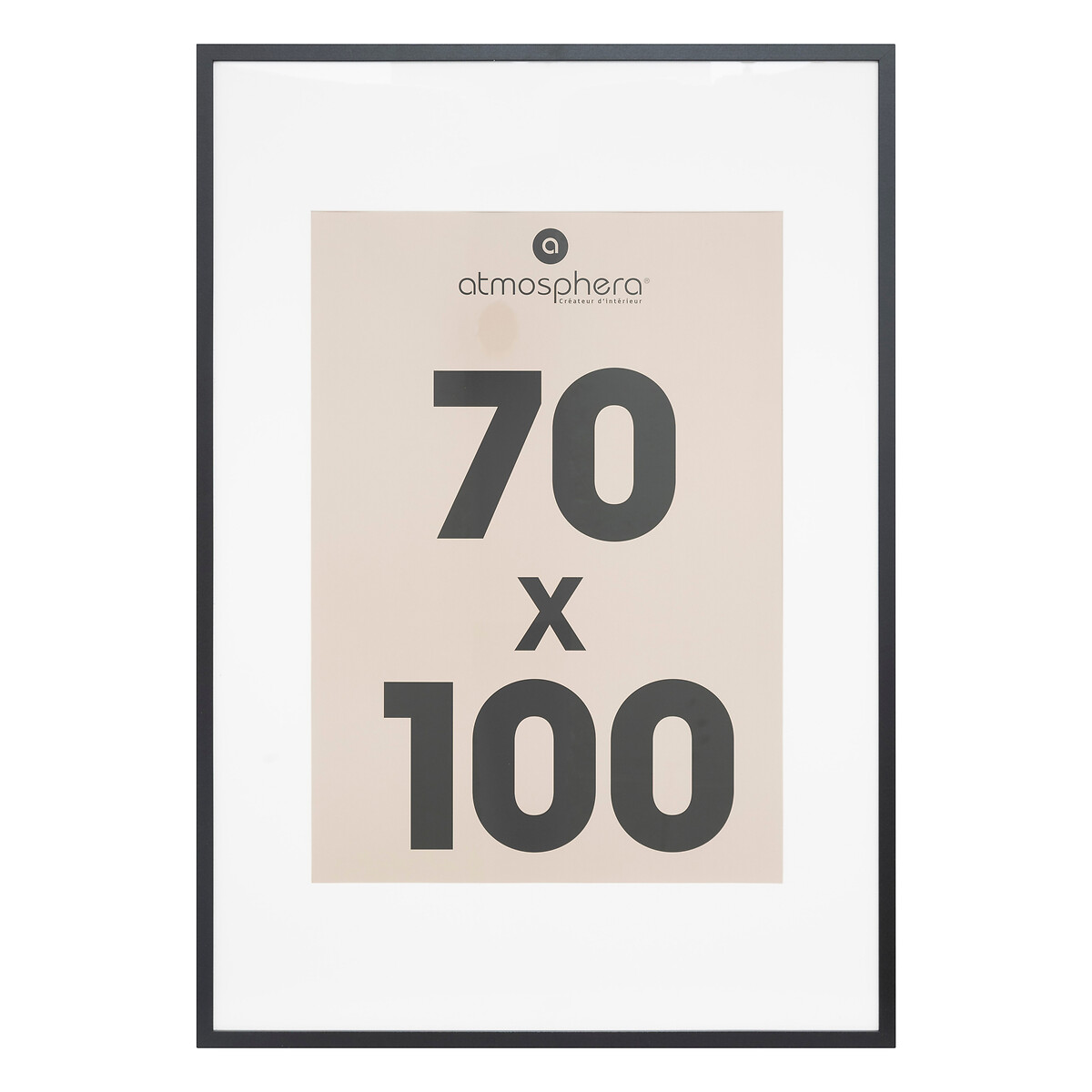 Photo frame "Manu" Black, 70x100 cm