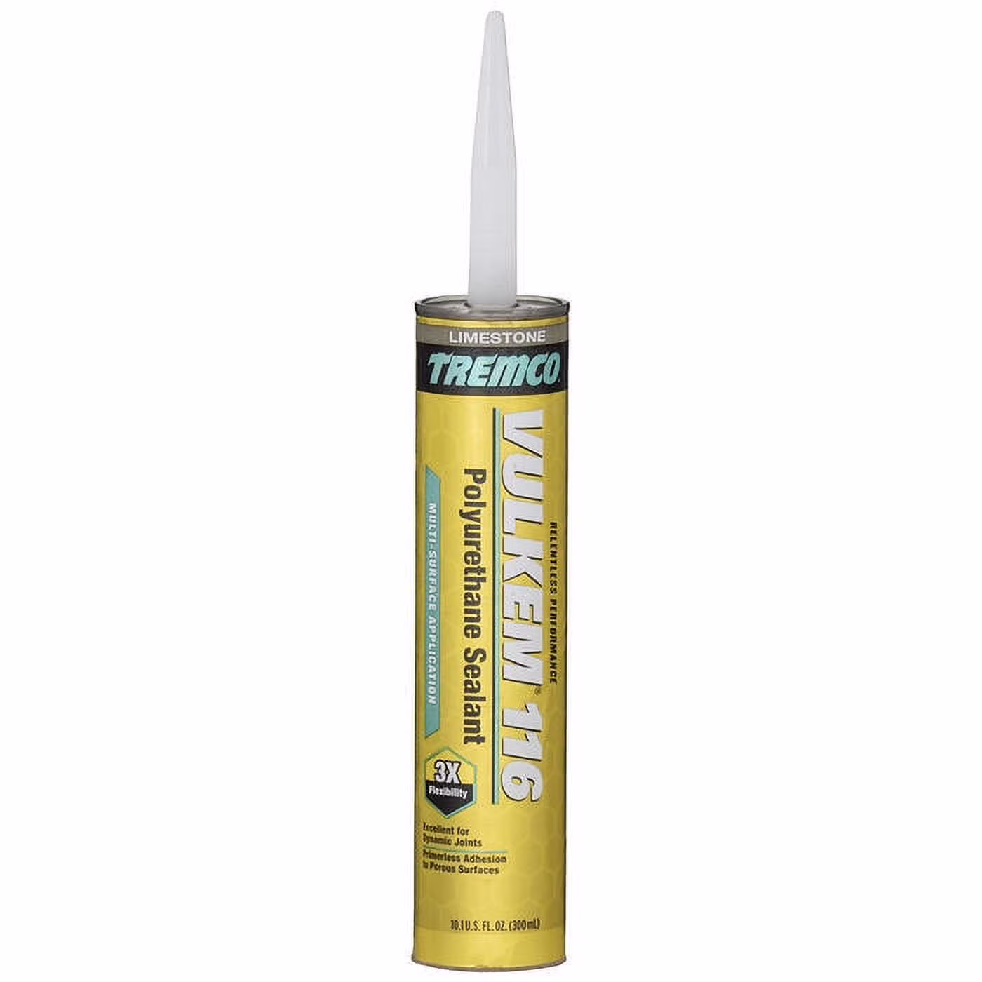 12-Pack of 10.1 Oz. Tremco 356687 Limestone Vulkem 116 General Purpose Textured Polyurethane Sealant