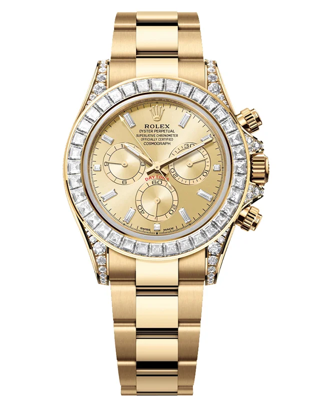 Rolex Cosmograph Daytona Oyster, 40 mm, yellow gold and diamondsReference 126598TBR(1:1 replica) - Top club