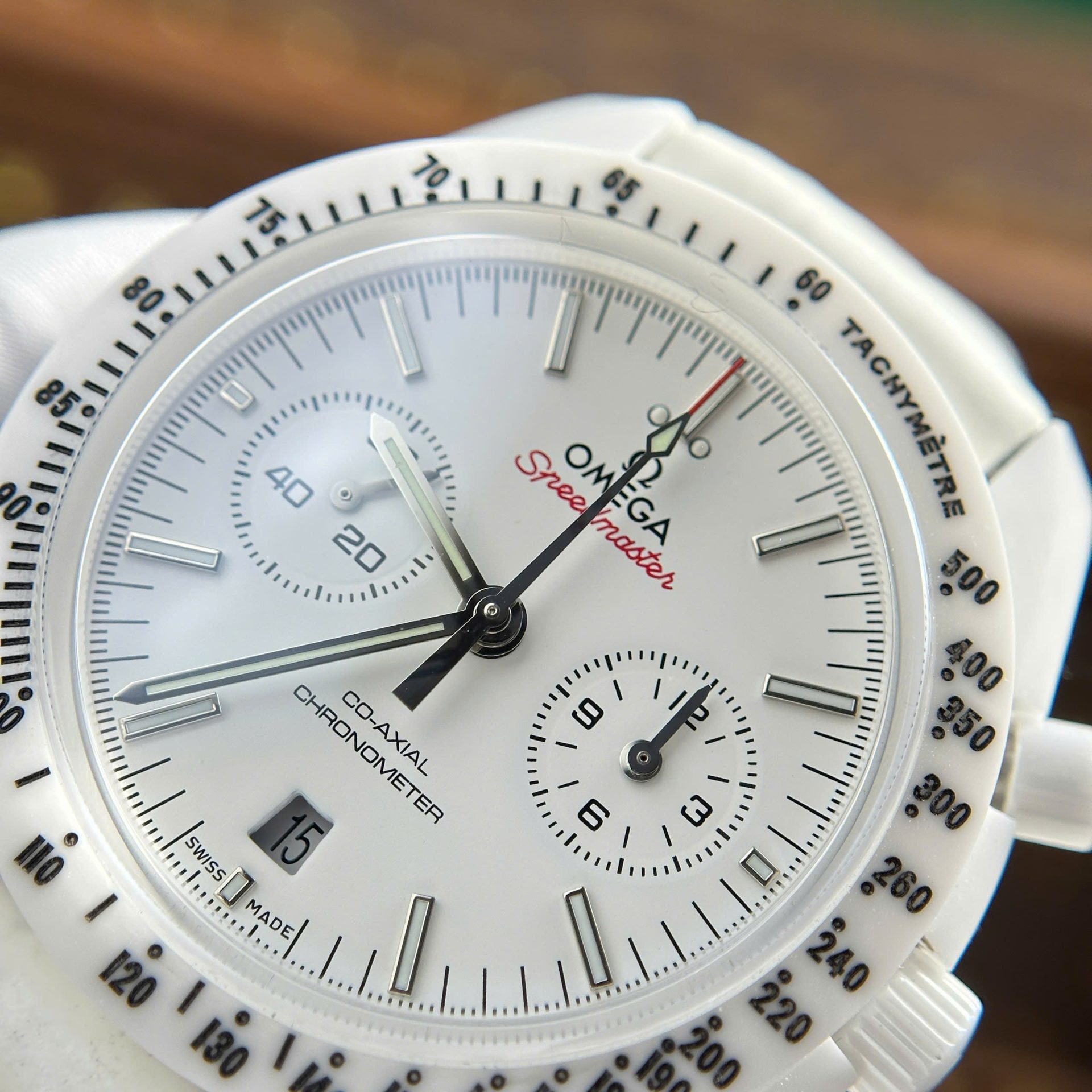 Omega Speedmaster White Ceramic Replica Watch Best Quality N1 Factory 44mm - Top club