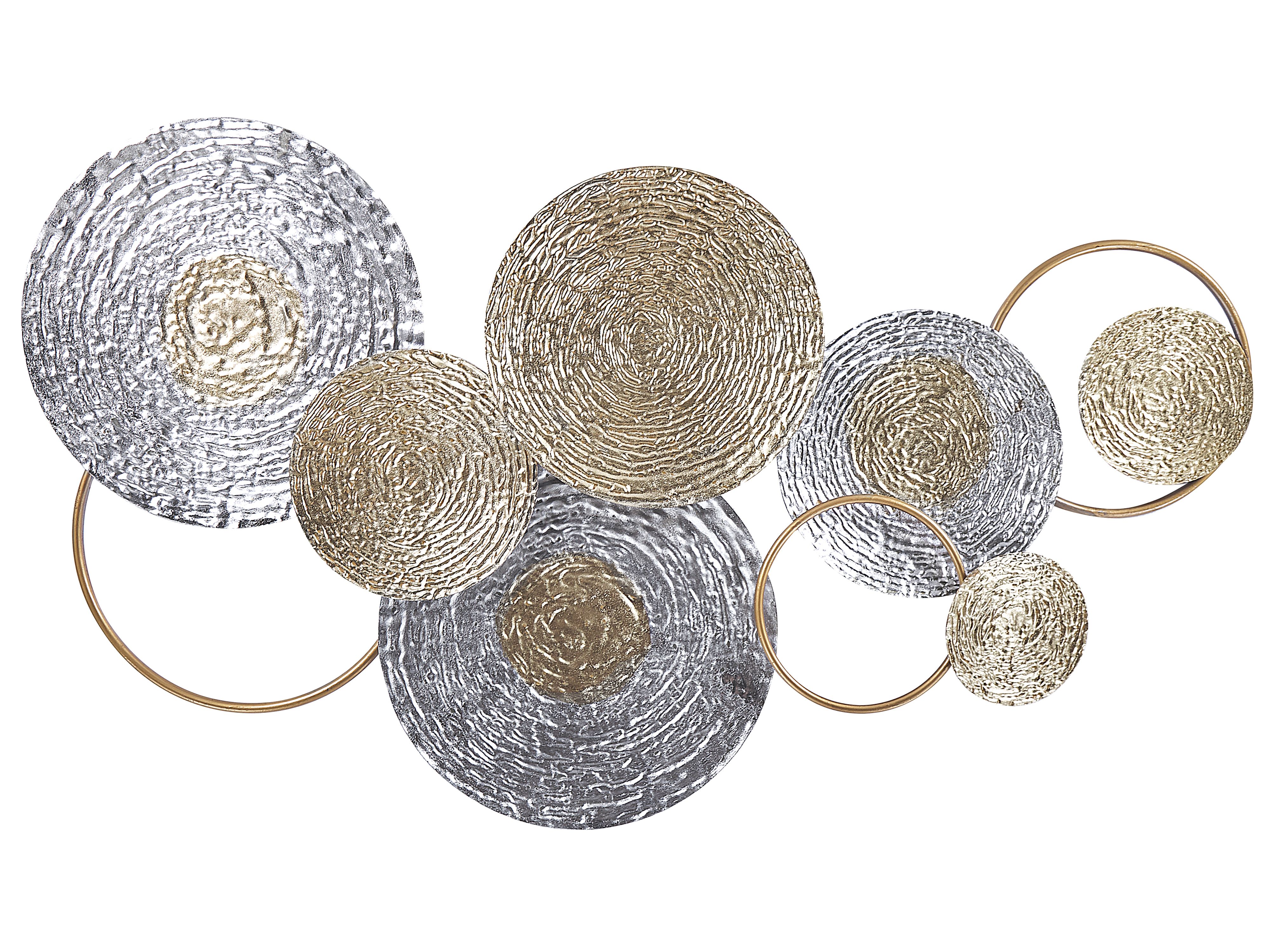 Wall Decor VANADIUM Metal 60 cm Gold