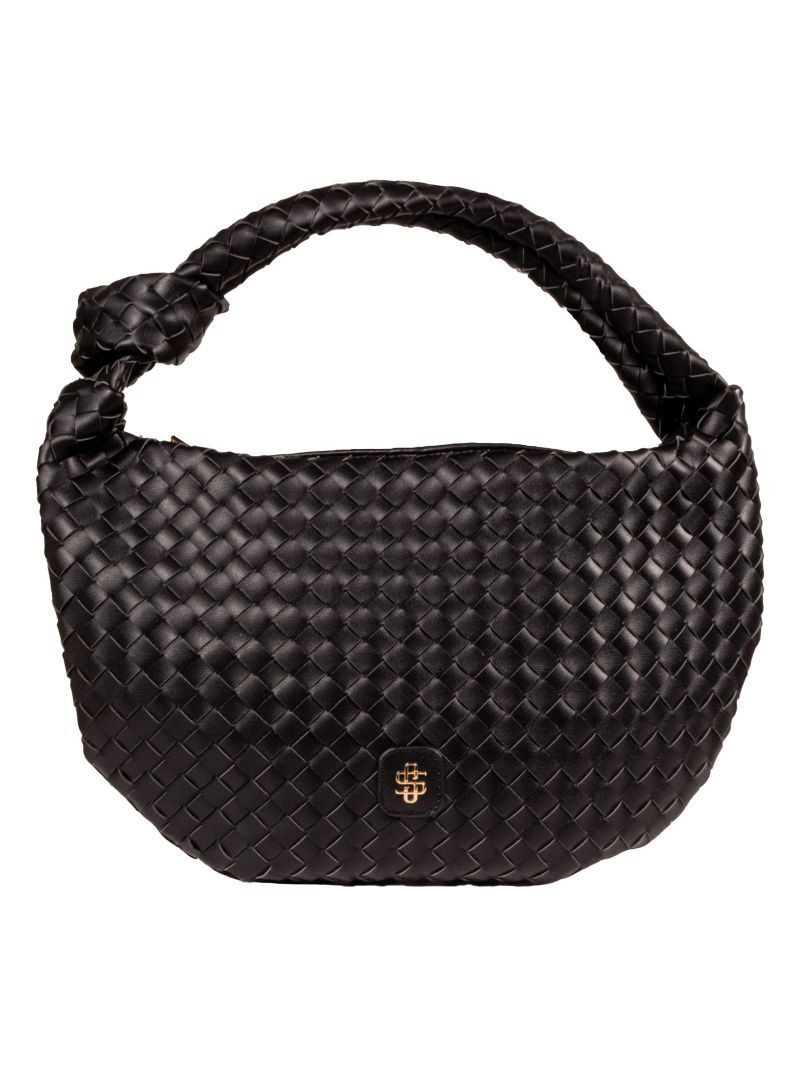 0225-BAG-LTHRBRD-KNT-BLK - Simply Southern Outlet