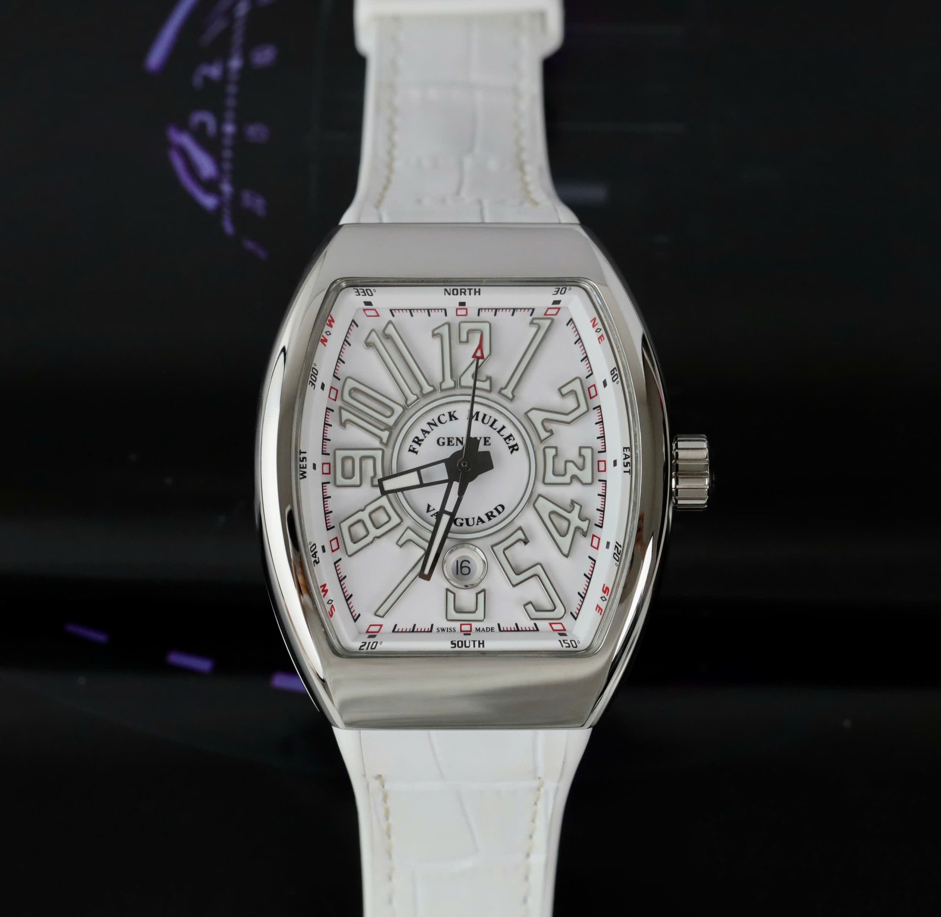 Franck Muller V45 Copies Watches White Dial Automatic Movement ABF Factory 45mm - Top club