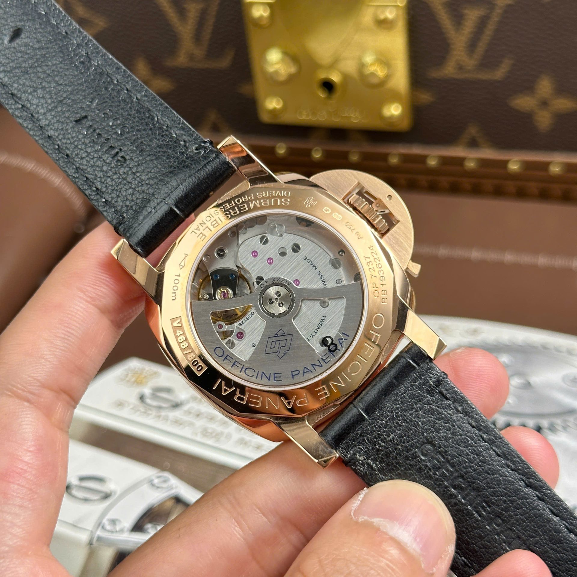 Panerai Submersible PAM974 Best Copies Watches Black Dial Automatic Movement VS Factory 42mm - Top club