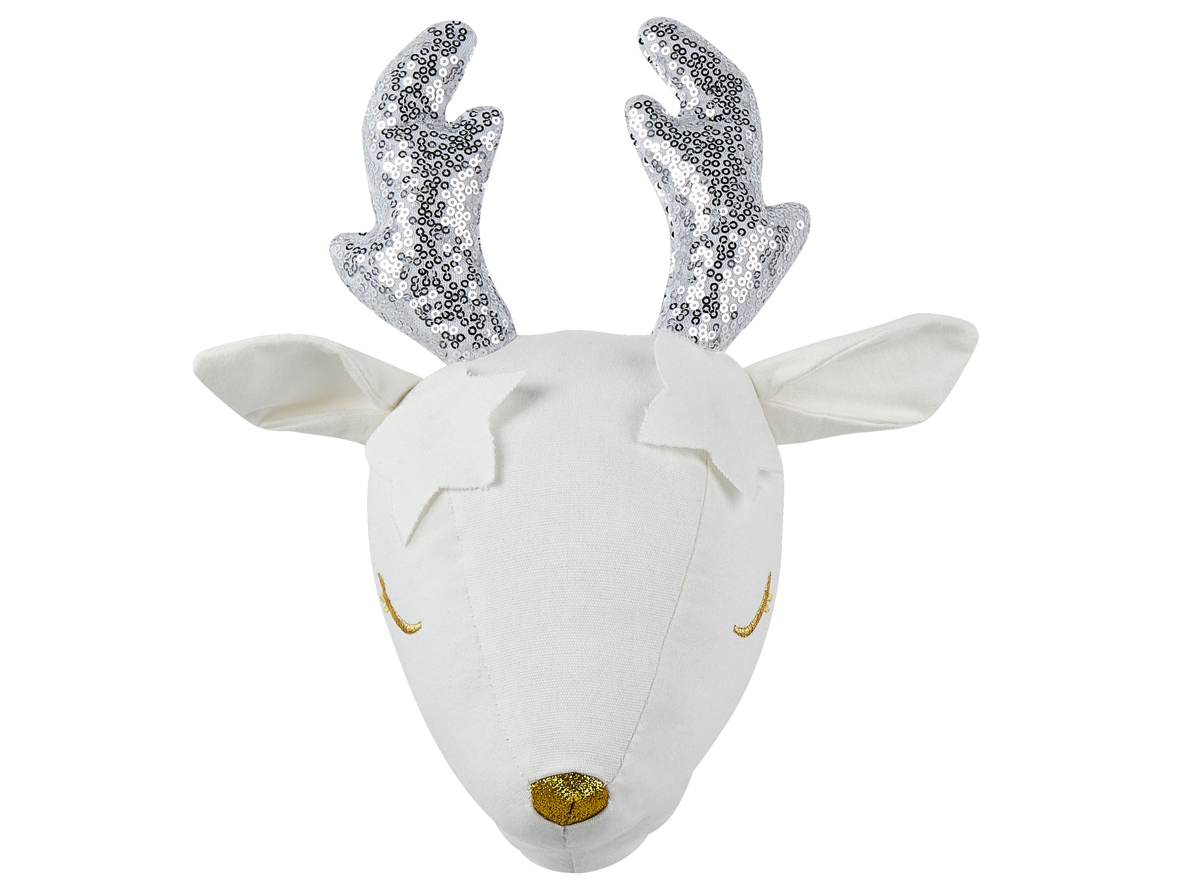 Kids Wall Decor Roe Deer SUZY Cotton 29 cm White