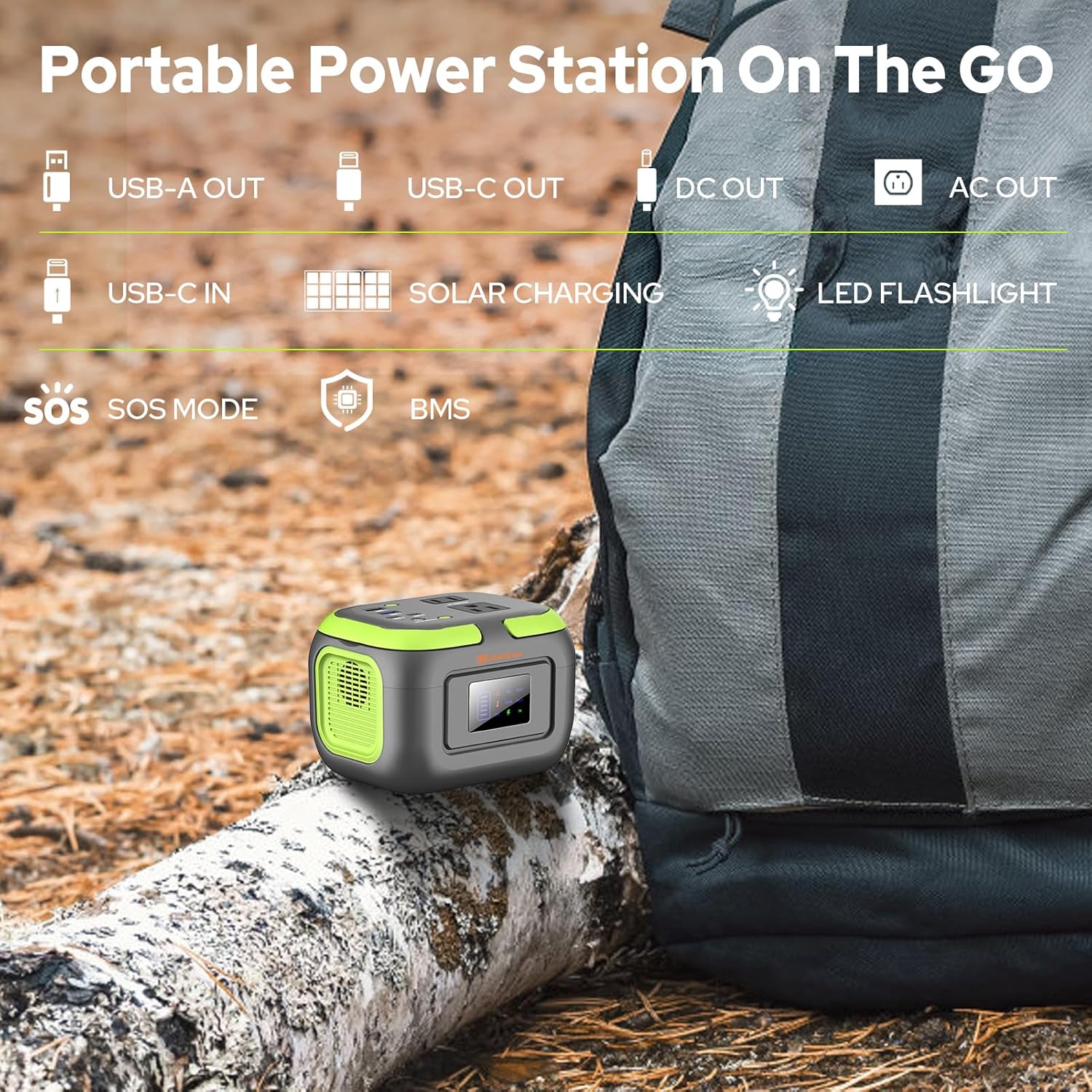ZeroKor 300W Portable Power Station Bundle With 60W Solar Panel And 120W Power Bank - Image 8 ZeroKor 300W Portable Power Station Bundle With 60W Solar Panel And 120W Power Bank - Image 8
