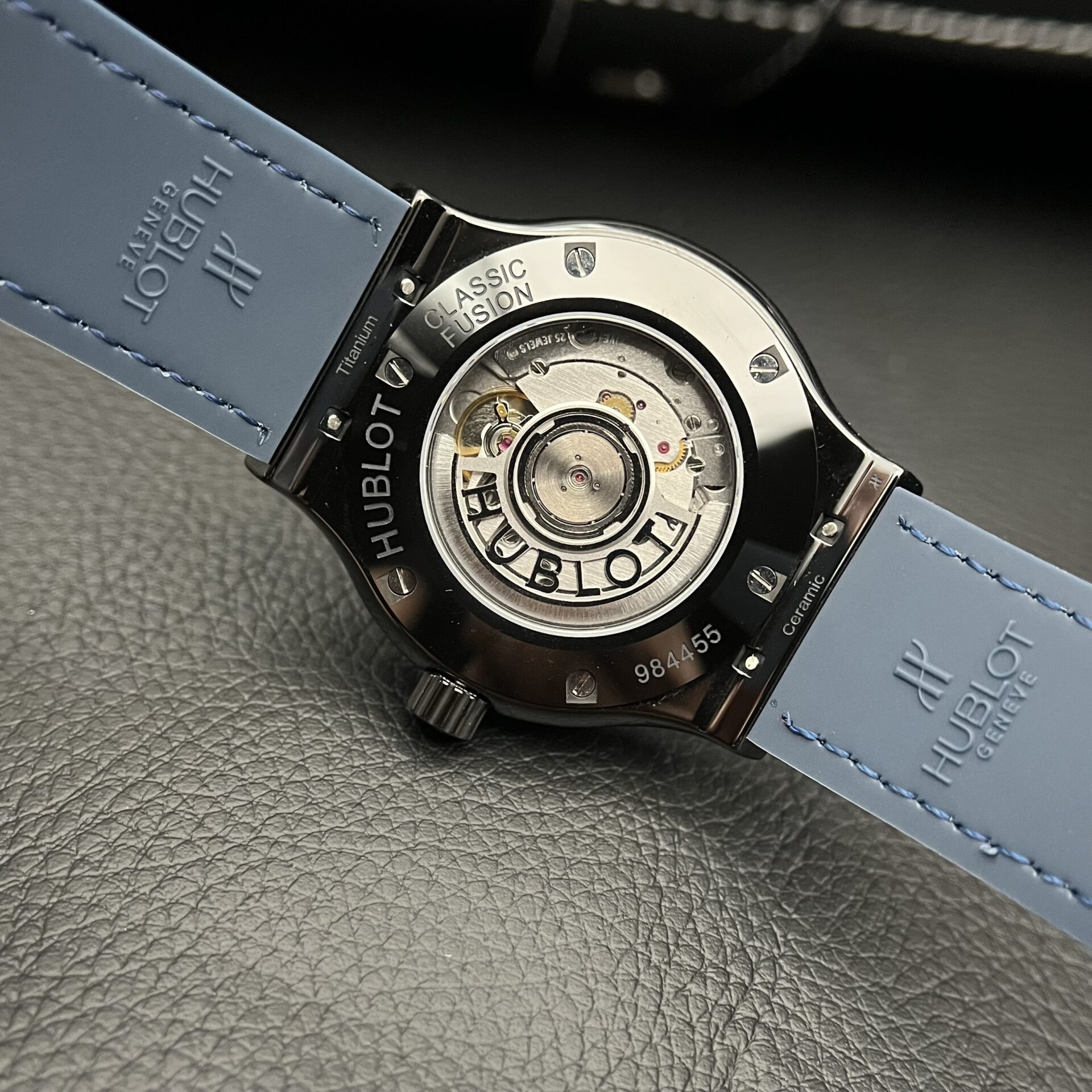 Hublot Classic Fusion Ceramic Charcoal Blue Replica Watch JJZ 42mm - Top club