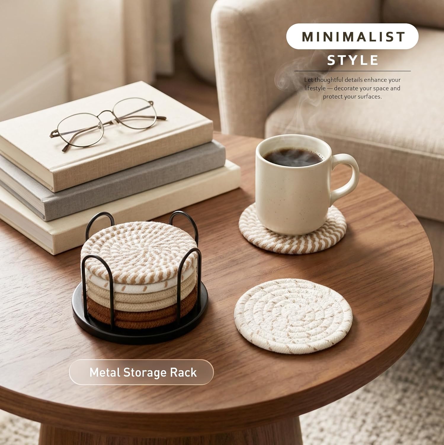 Coasters Set of 8 for Drinks