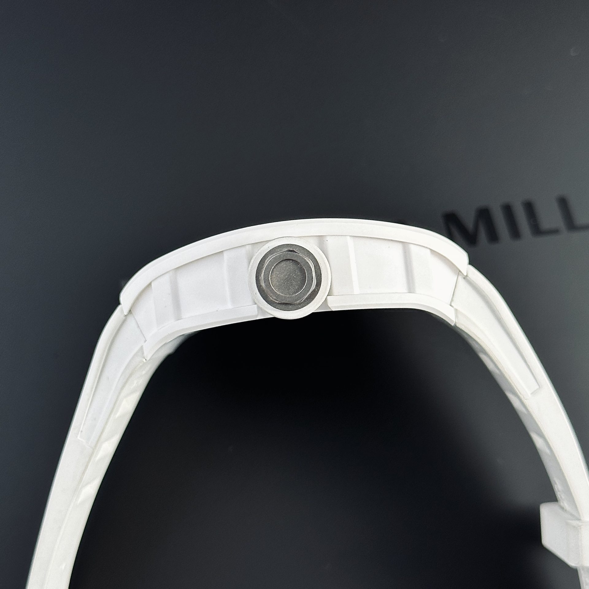 Richard Mille Rep 1:1 Watch RM055 Ceramic Bubba Watson White Factory BBR 45mm - Top club