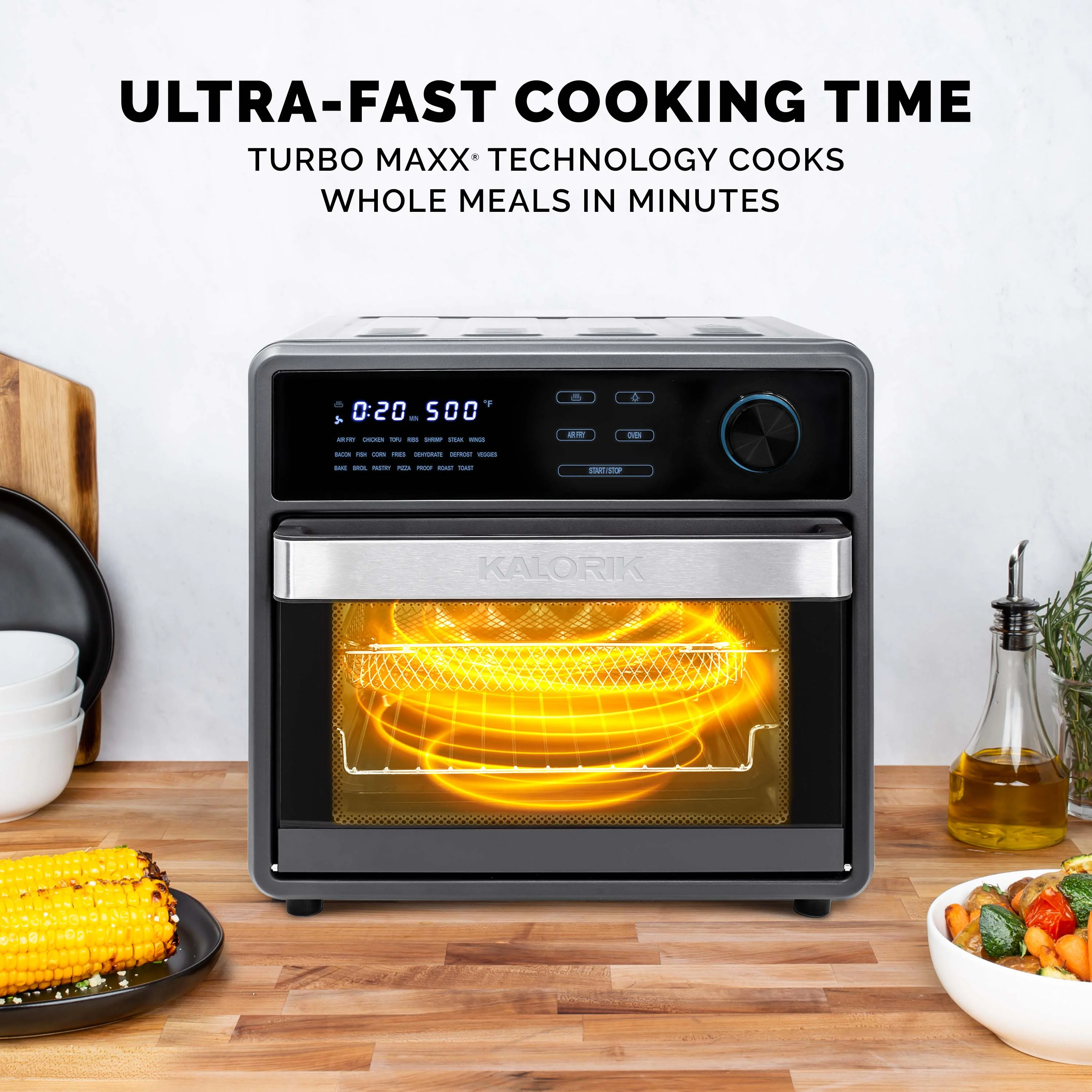 Kalorik? MAXX? Touch 16 Quart Air Fryer Oven, AFO 47804 BK