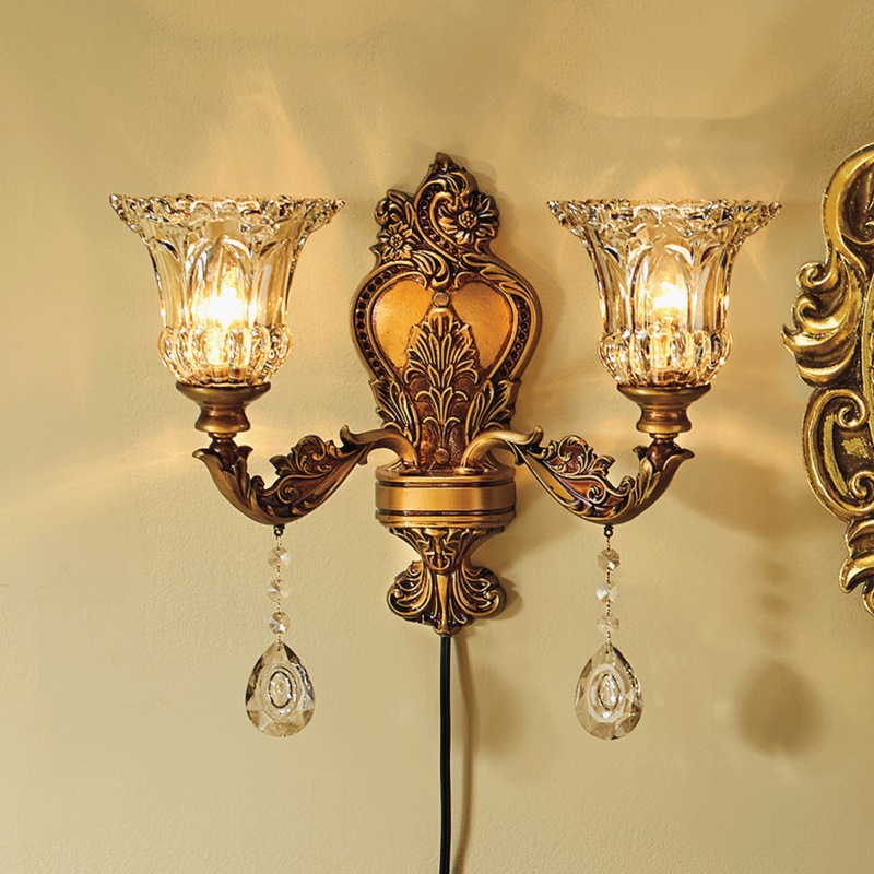 Vintage-Style Ornate Wall Sconce - MIDNIGHT VELVET CATALOG