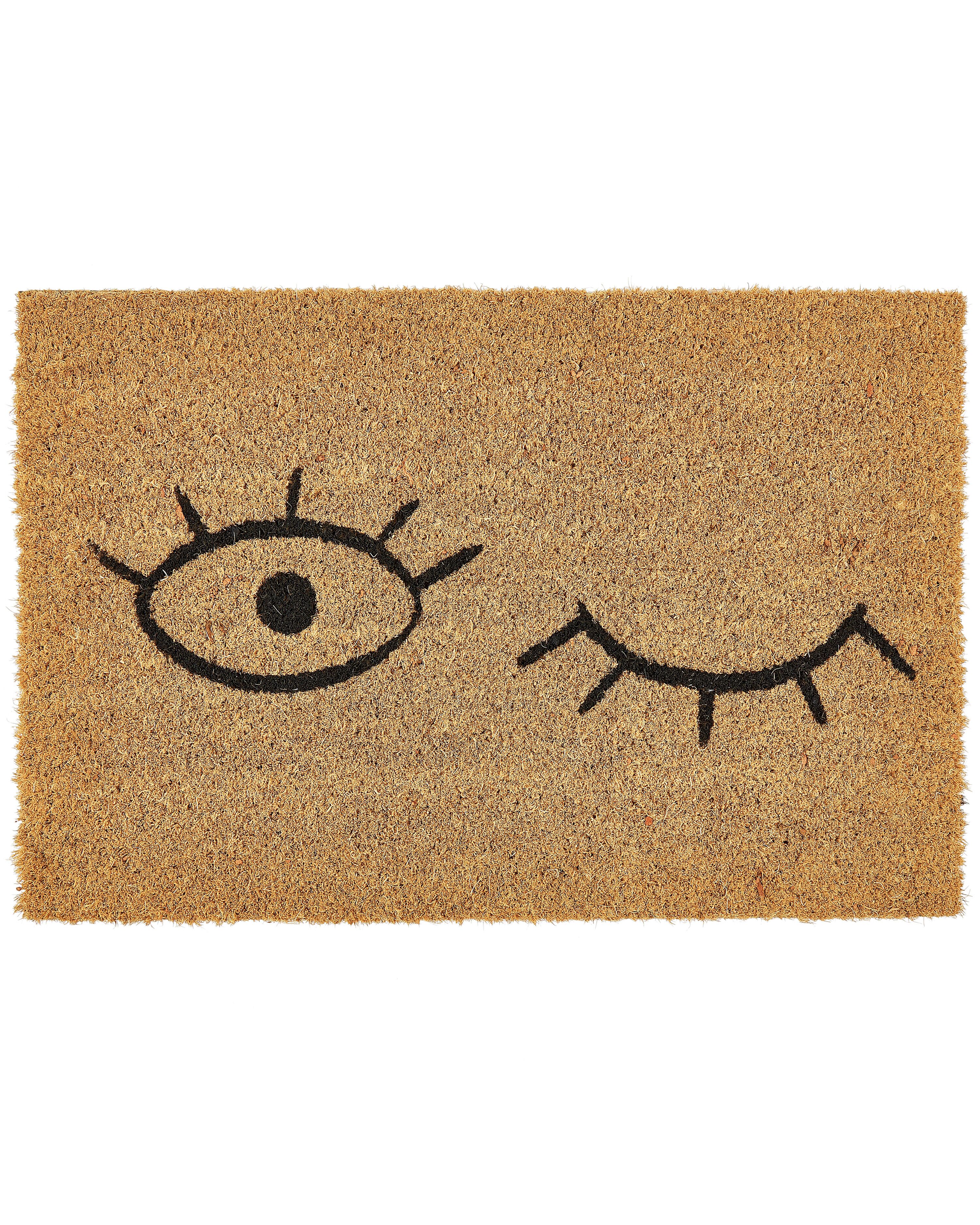Doormat TAPULAO Natural 40 x 60 cm Coir