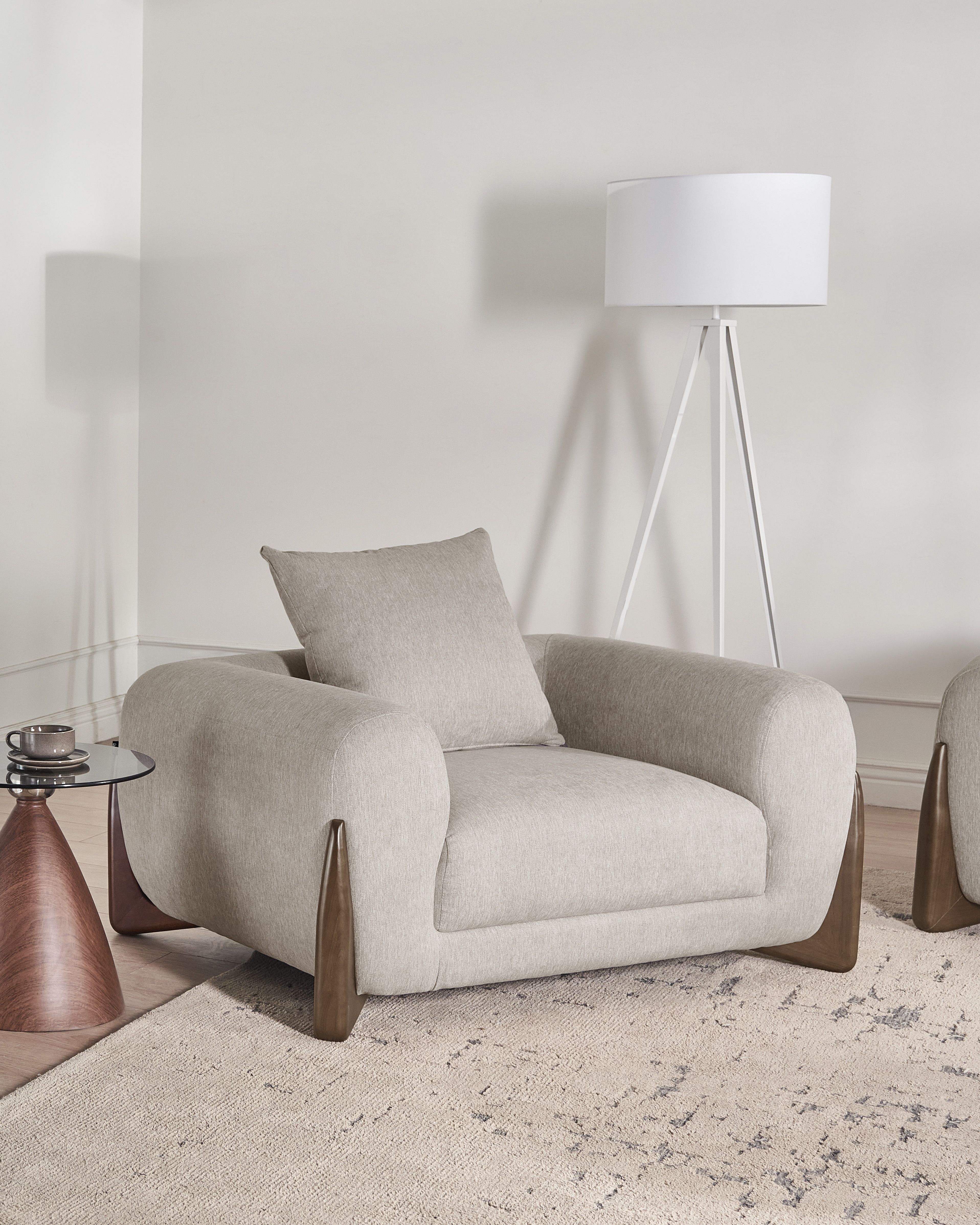 Armchair VINLIDEN Taupe