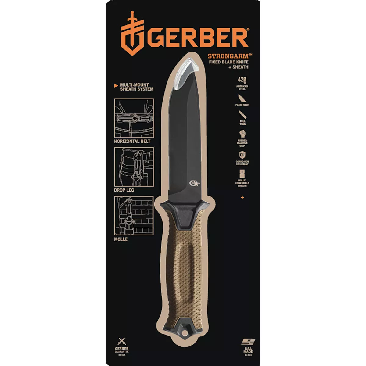 Gerber StrongArm Fine Edge Fixed Blade Knife