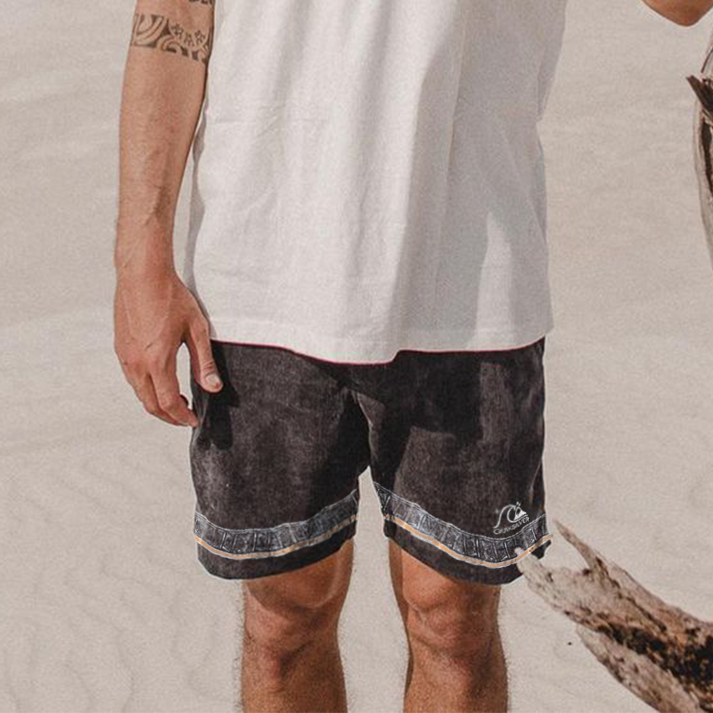 Vintage 'Quick Silver' Men's Surf Shorts