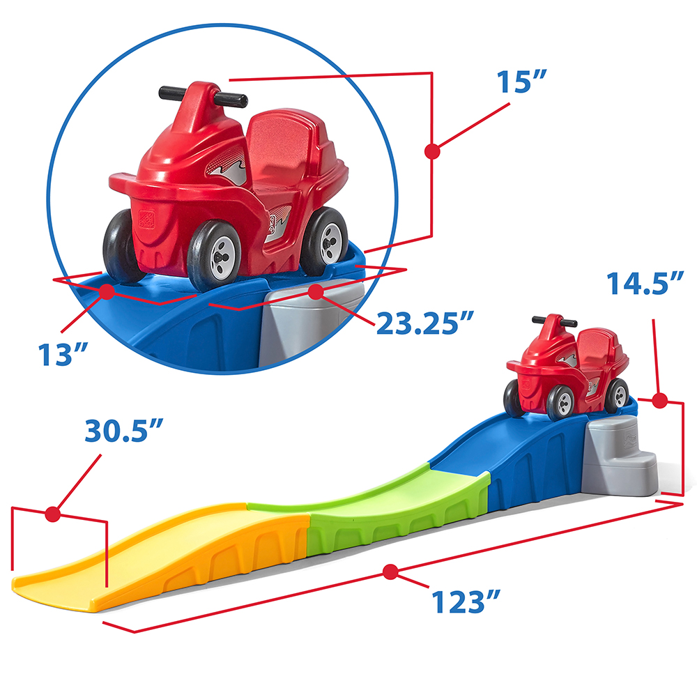 Step2 Anniversary Edition Up and Down Roller Coaster Ride-on Toy - Image 2