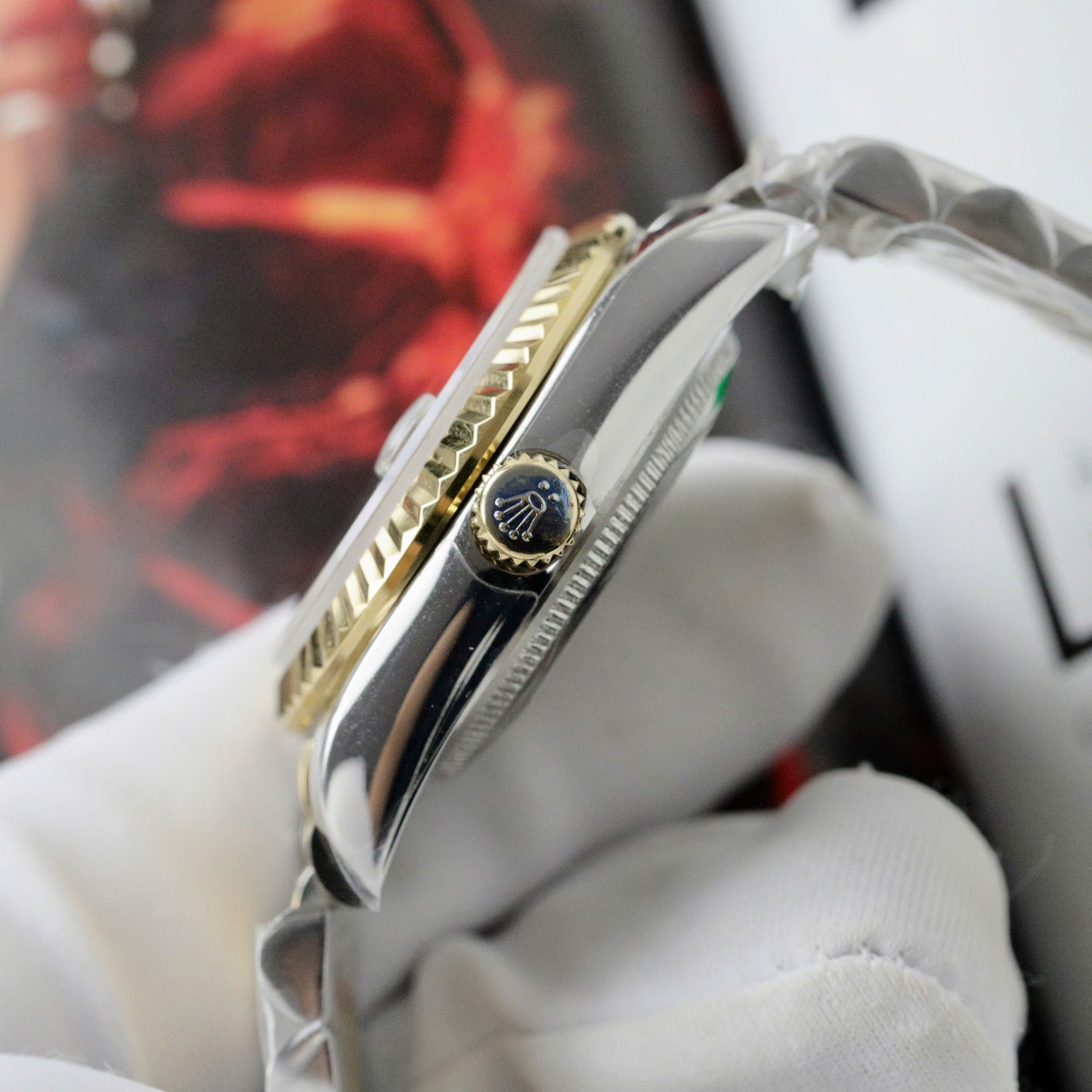 Rolex DateJust Women Replica Watch Demi Yellow Gold Jubilee Strap 31mm - Top club