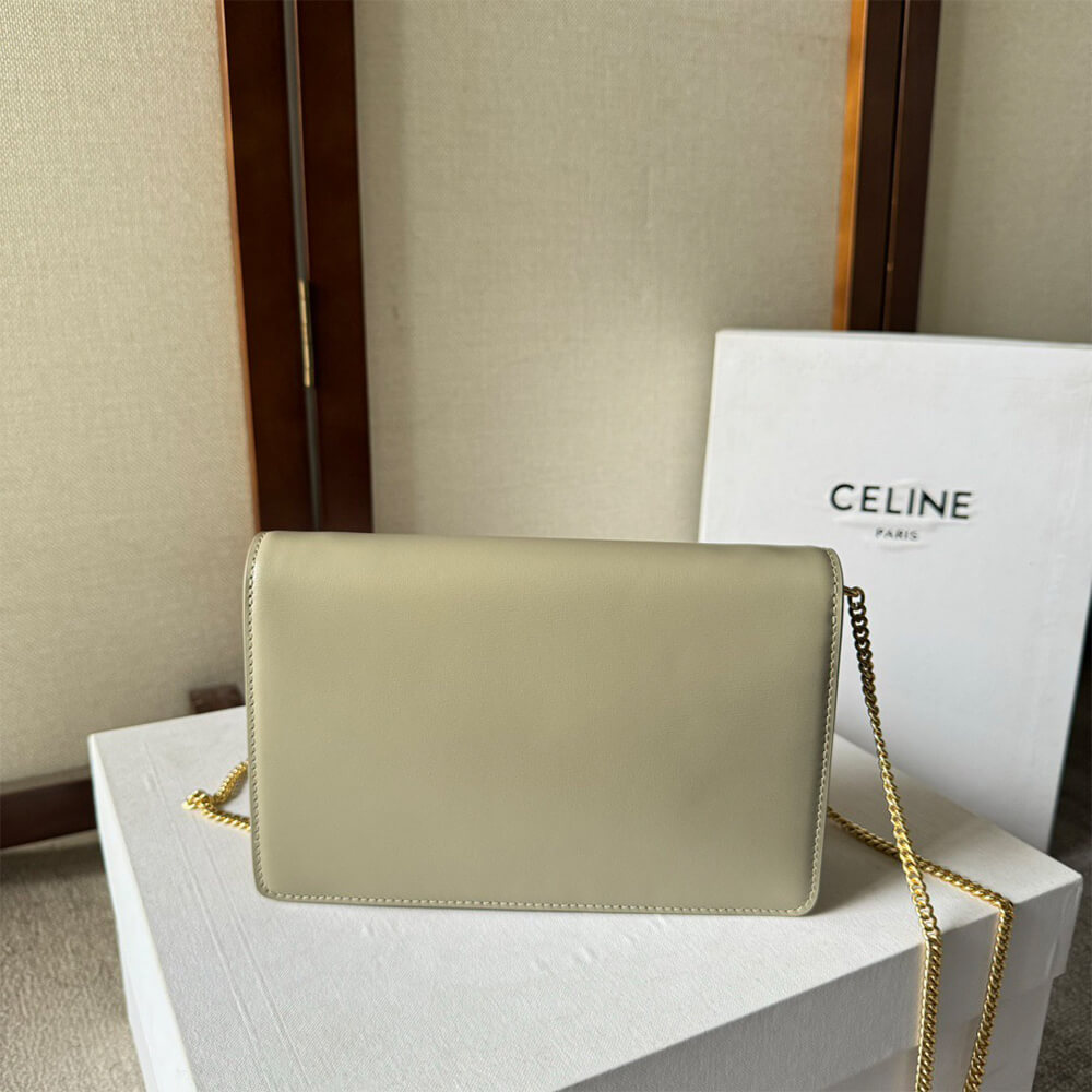 Celine Wallet On Chain Margo Bag In Shiny Calfskin1:1High-quality replica