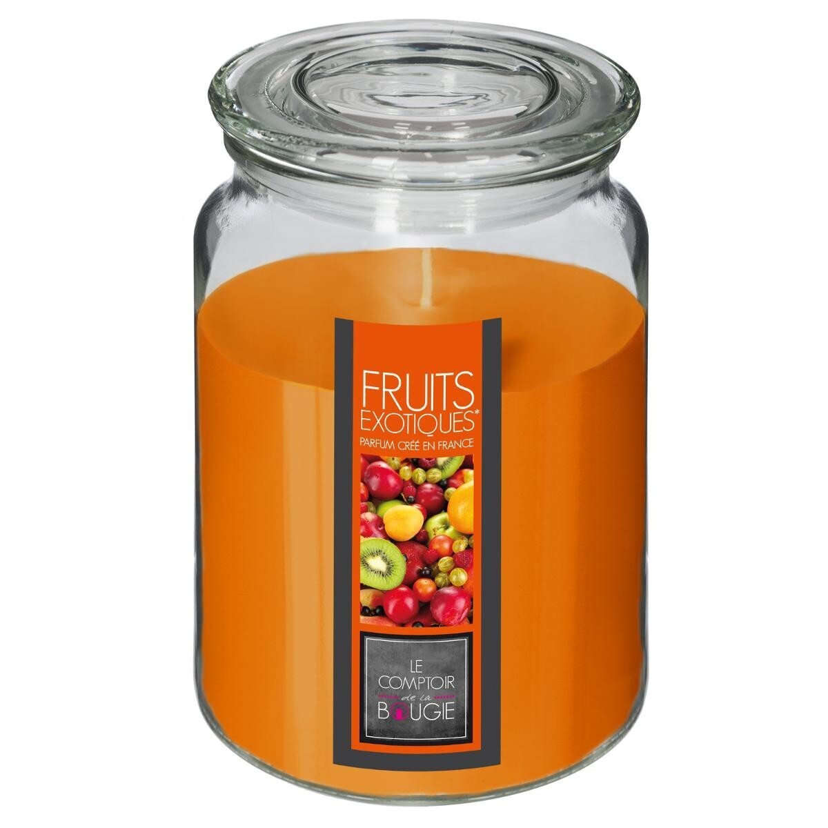 Scented candle Exotic fruits, 510g