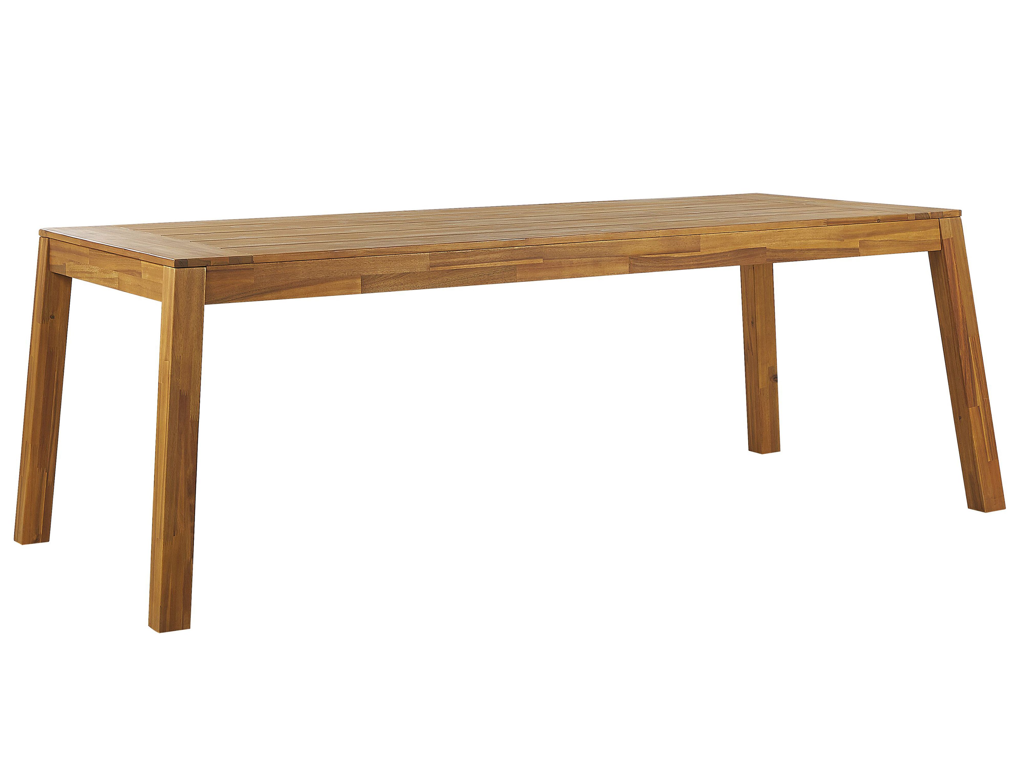 Garden Dining Table LIVORNO 210 cm 90 cm Acacia Wood Brown