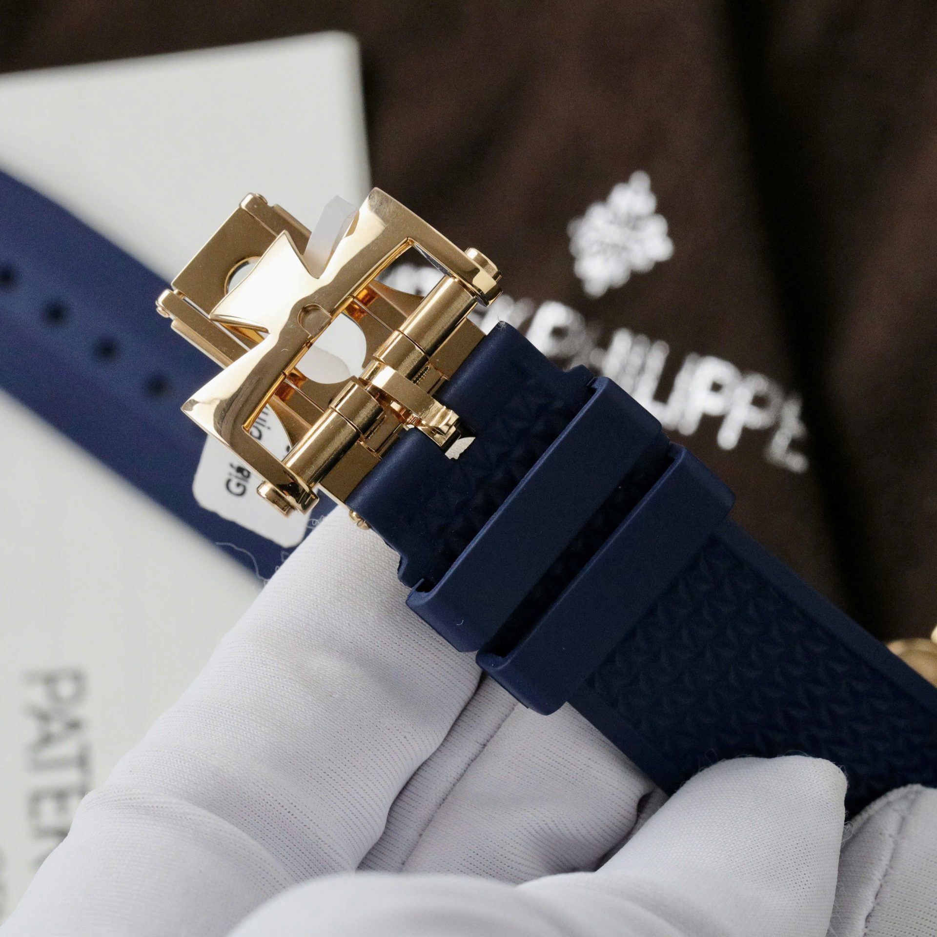 Vacheron Constantin Overseas 4500V Dial Blue Best Replica Watch Gold Wrapped 41mm - Top club