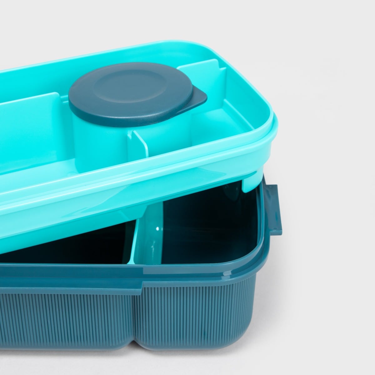 Zestaw lunchbox B2 CAIRO granatowy z kubkiem 1,8l + 0,5l