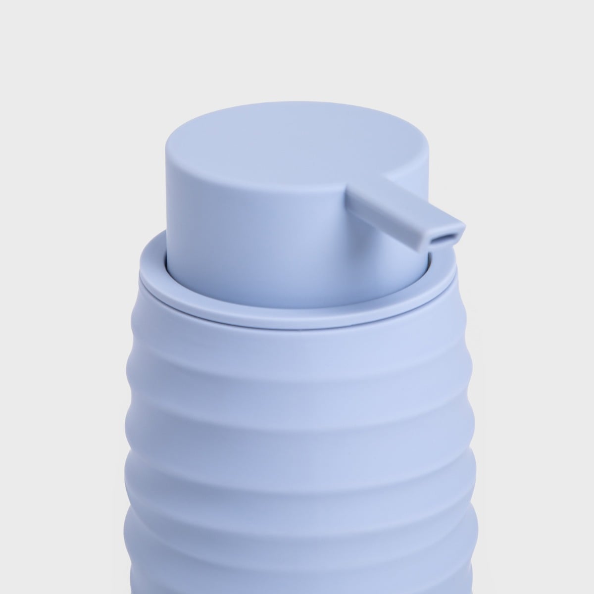 Dozownik TORUS z tłoczeniem biały 8,2x8,2x17 cm