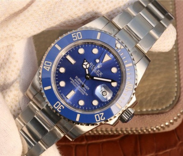 Replica Rolex Submariner 116619 LB Blue Ceramic V7 Noob Best Edition A2836 - Elite Watch Atelier