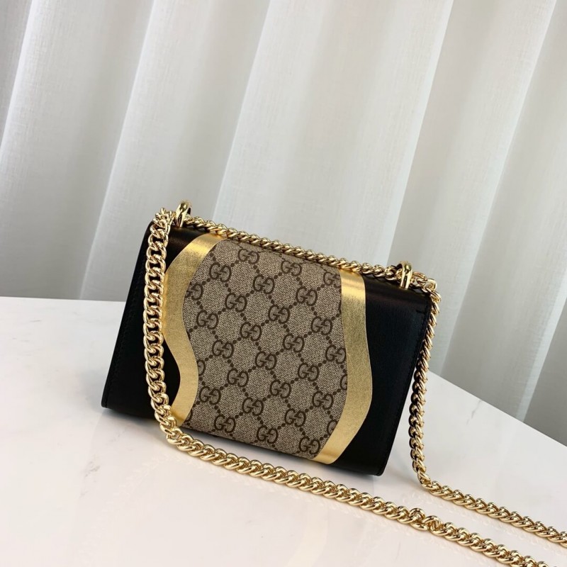 Replica Gucci Padlock Small Gg Shoulder Bag 432182 Black1:1High-quality replica