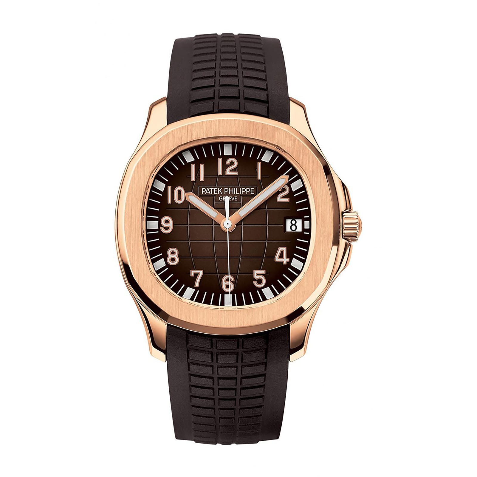 Fake Patek Philippe Replica Watch Aquanaut Date Sweep Seconds Rose Gold Brown Dial 5167R-001 3KF(1:1 replica) - Elite Watch Atelier