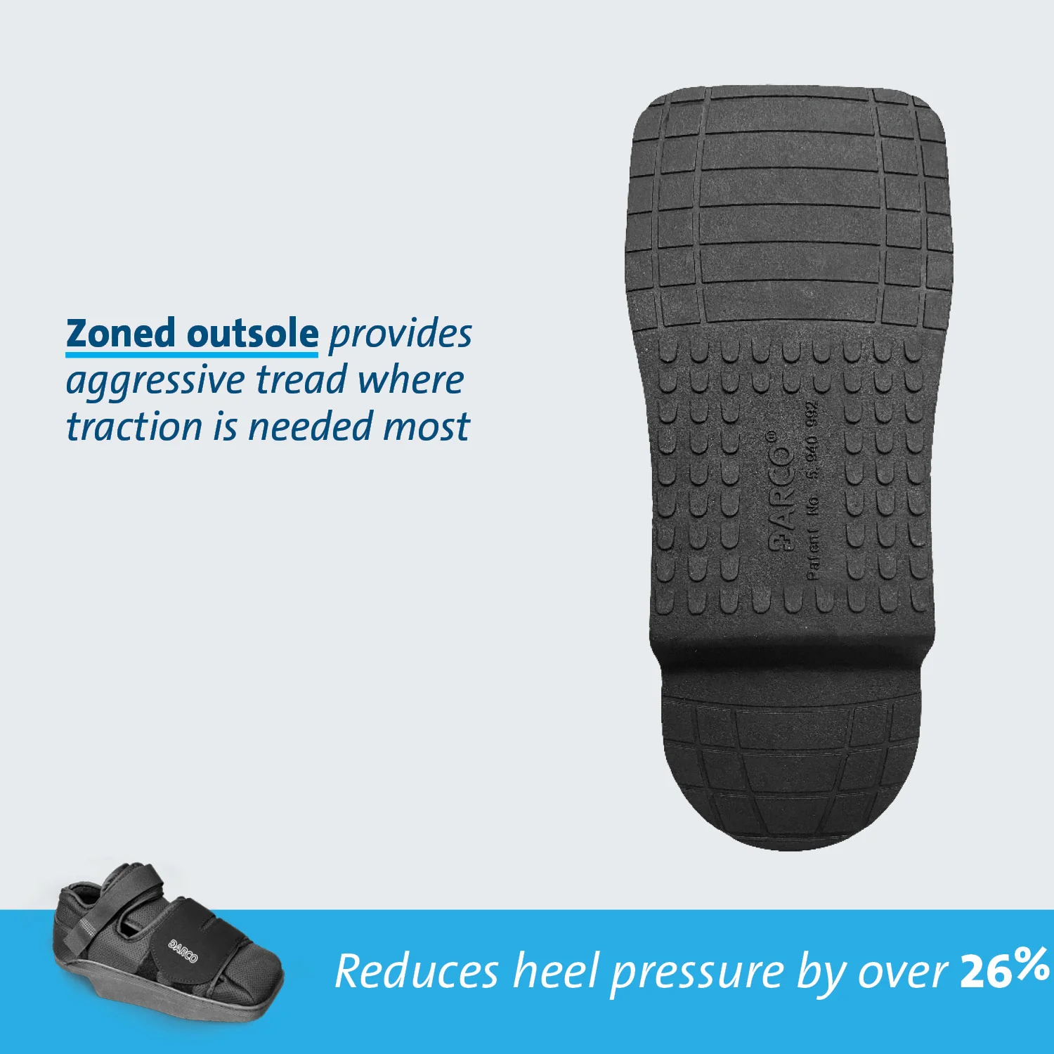 HeelWedge™ Heel Offloading Shoe - Abilene Artificial Limb