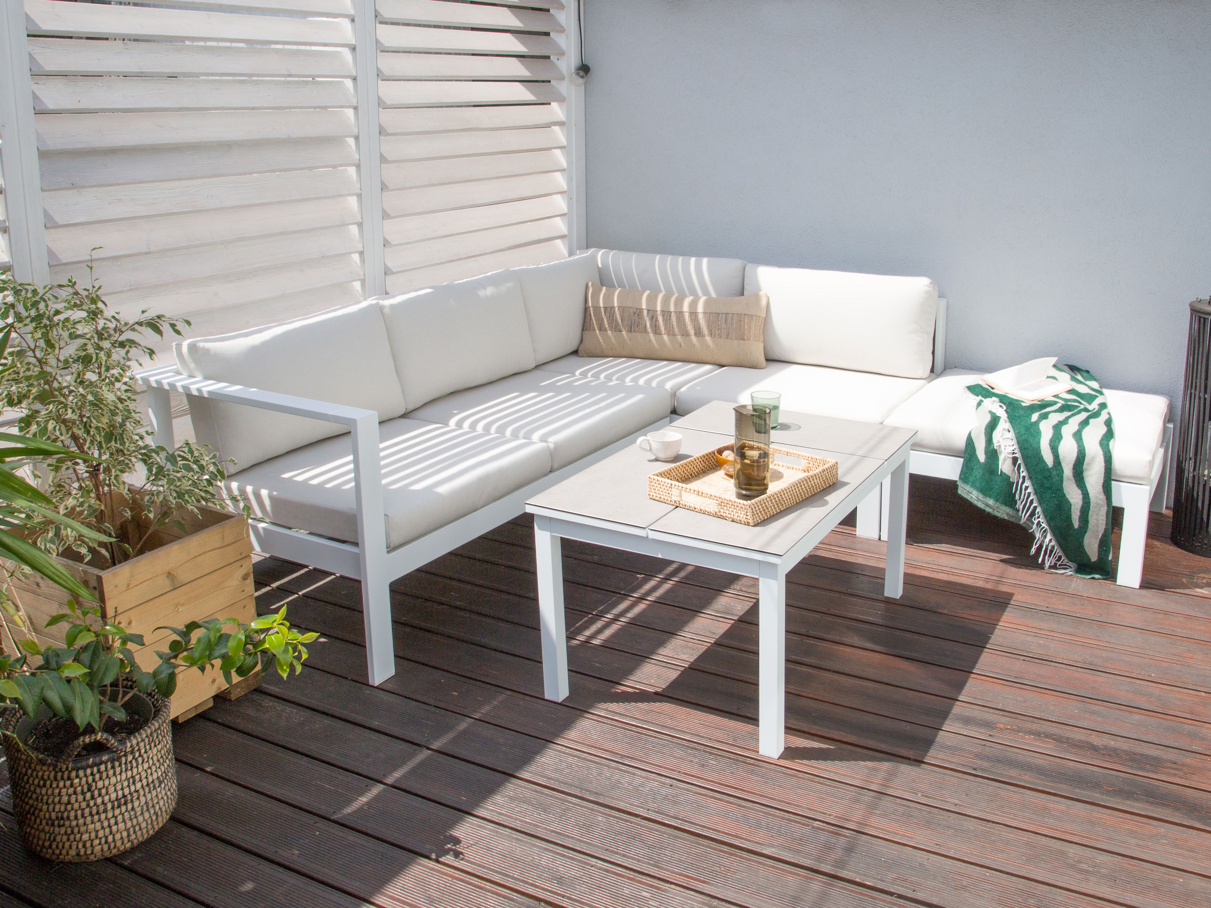 Outdoor Cushion Cover Set MESSINA Off-White
