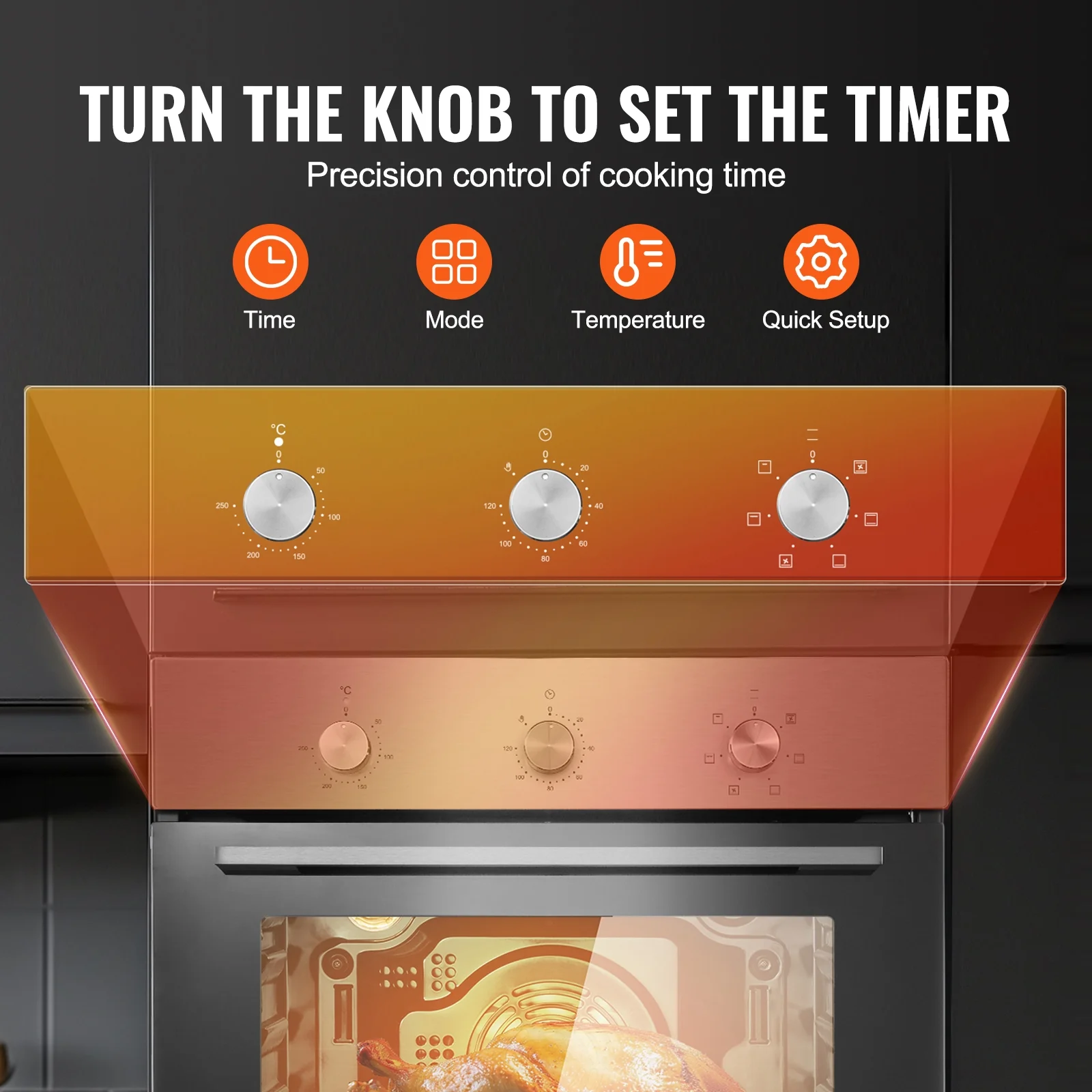 KFFKFF Solo Wall Oven, 24