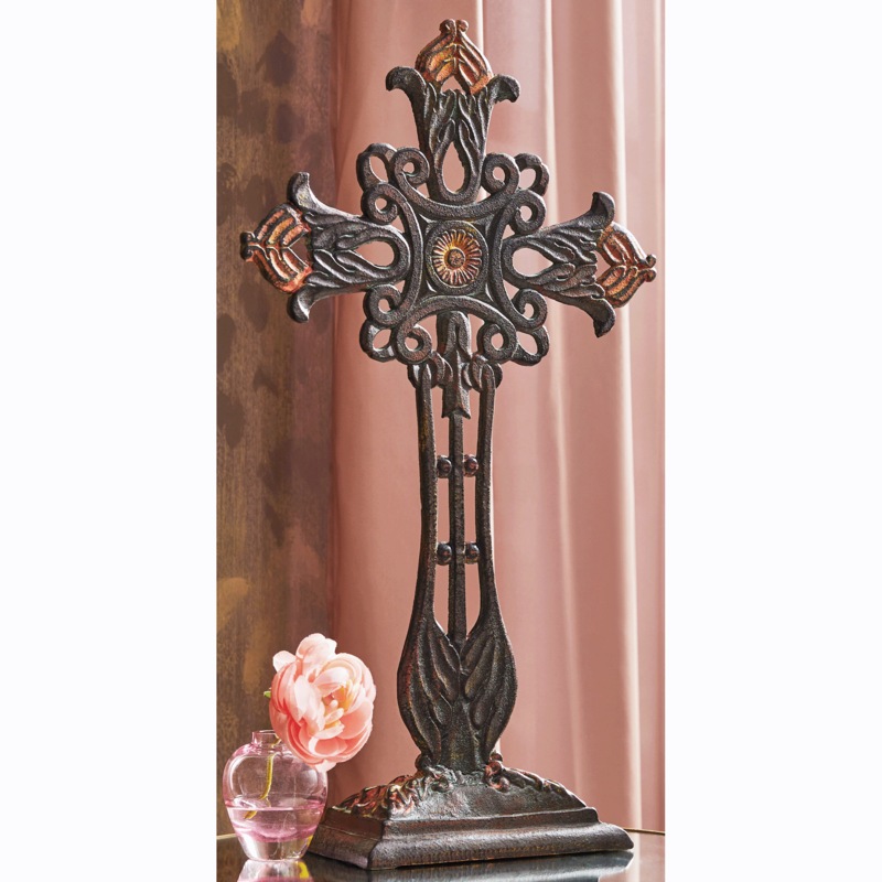 Decorative Tall Standing Cross - MIDNIGHT VELVET CATALOG
