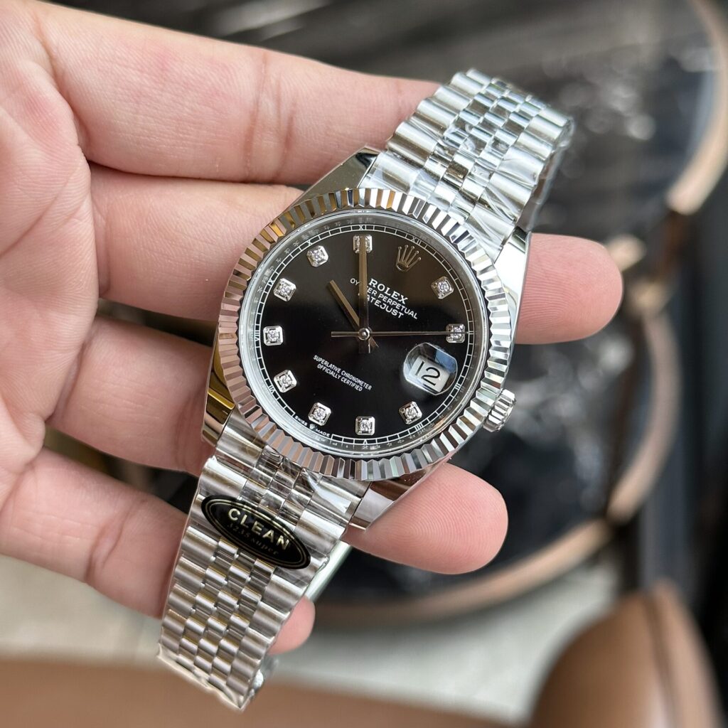 Rolex Replica 1:1 Watch Datejust 126334 Black Dial With Diamond Numbers Clean 41mm - Top club
