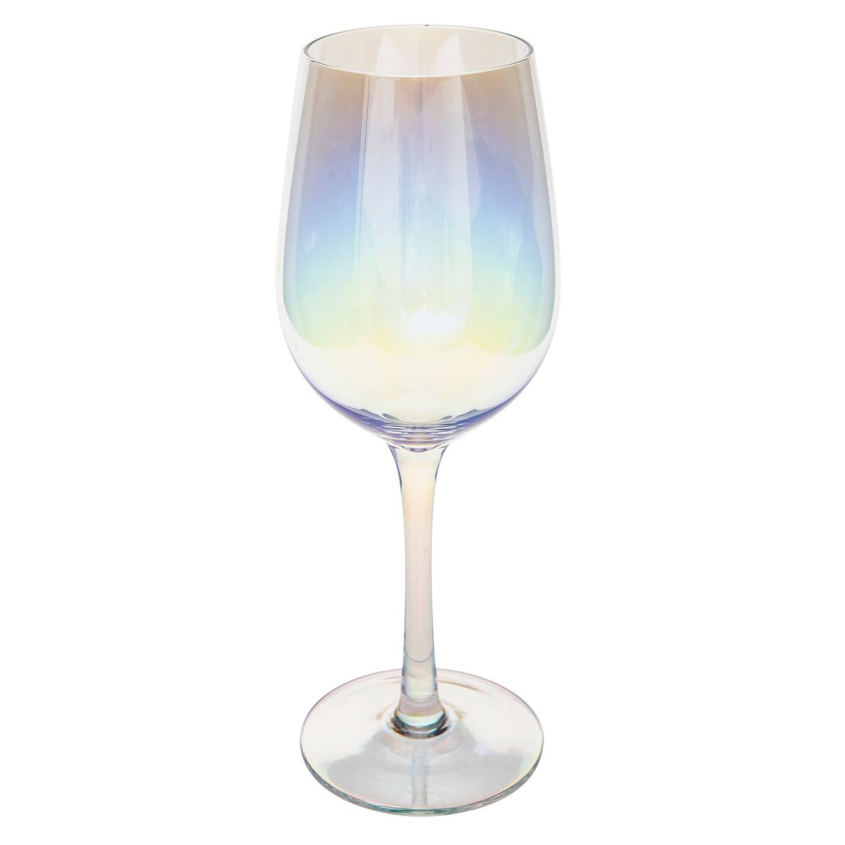 Set of 6 wine glasses "Fantasy" 380 ml, Multicolor