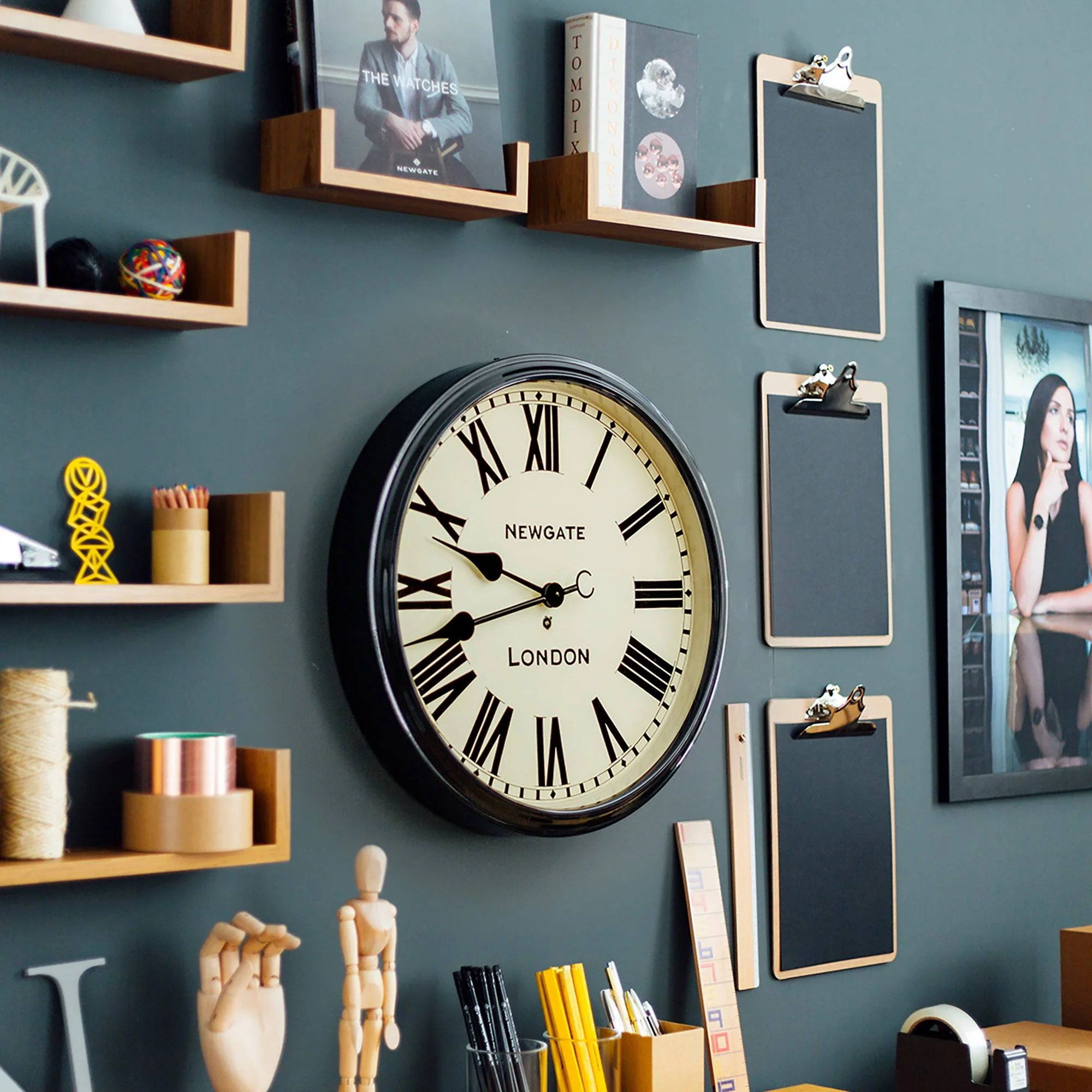 Newgate Battersby wall clock