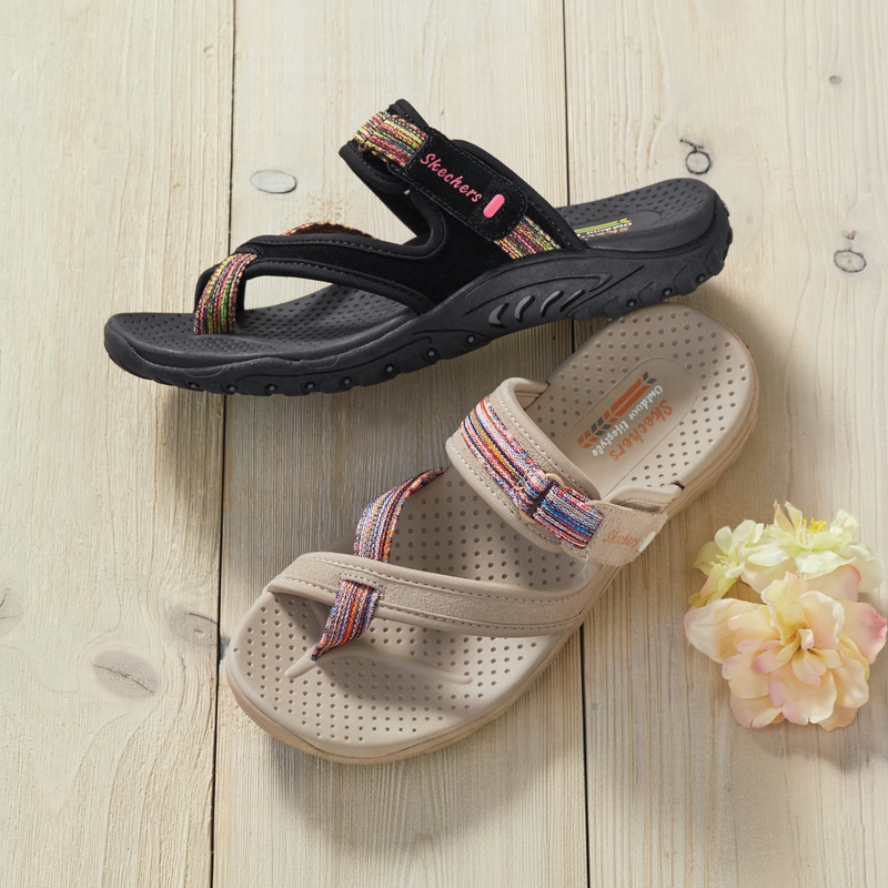 Skechers Reggae Toe Thong with Colorful Straps - MIDNIGHT VELVET CATALOG