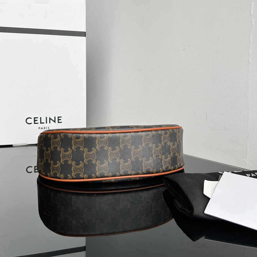 CELINE Ava Bag IN Triomphe Canvas and calfskin(HIGH-END GRADE)1:1High-quality replica