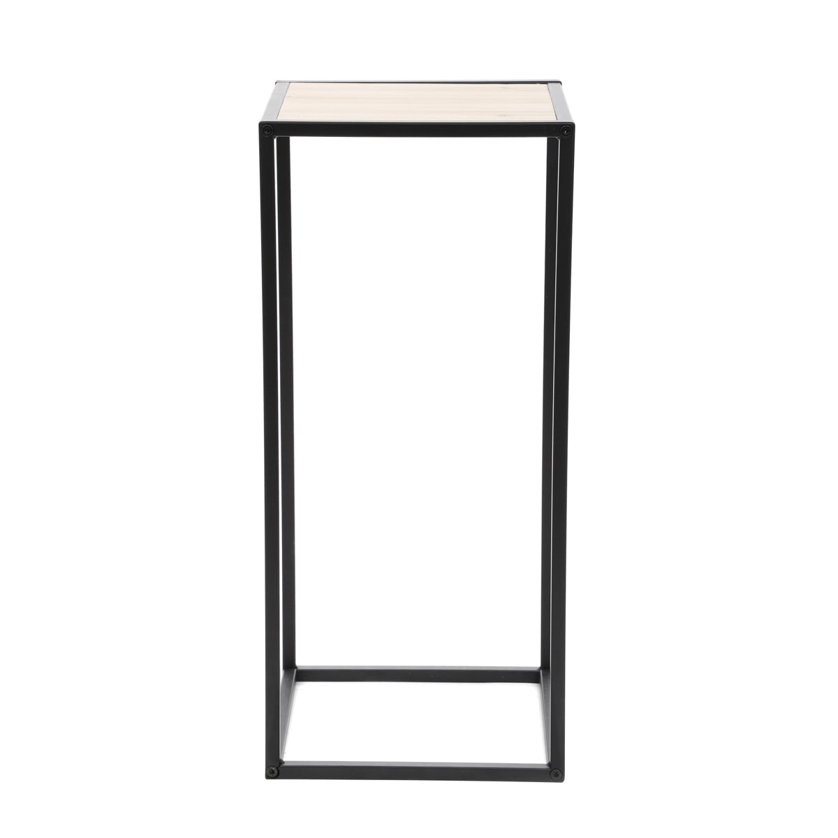 Kwietnik ROH metalowy czarny 27x27x60 cm