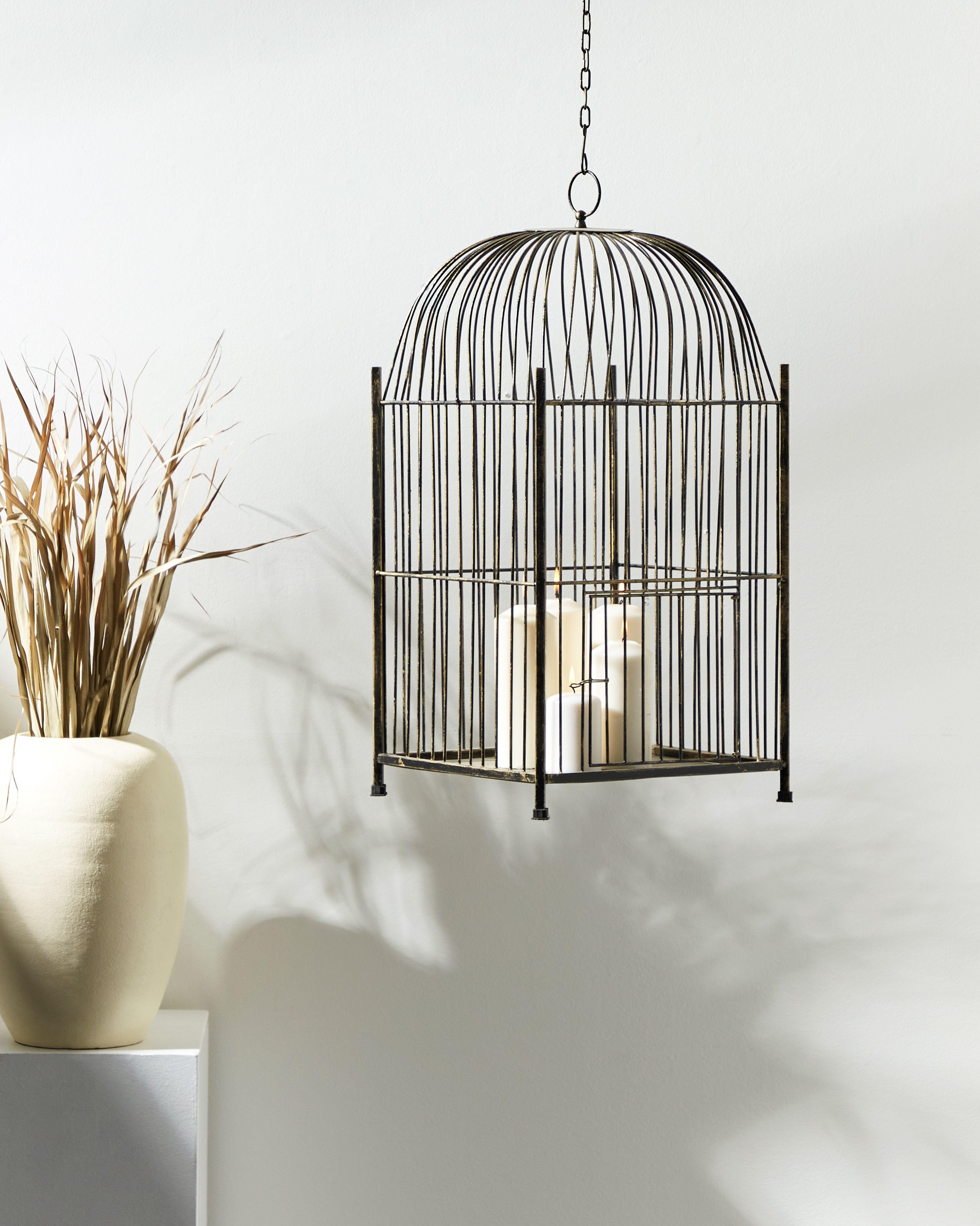 Lantern COMOROS Metal 62 cm Gold