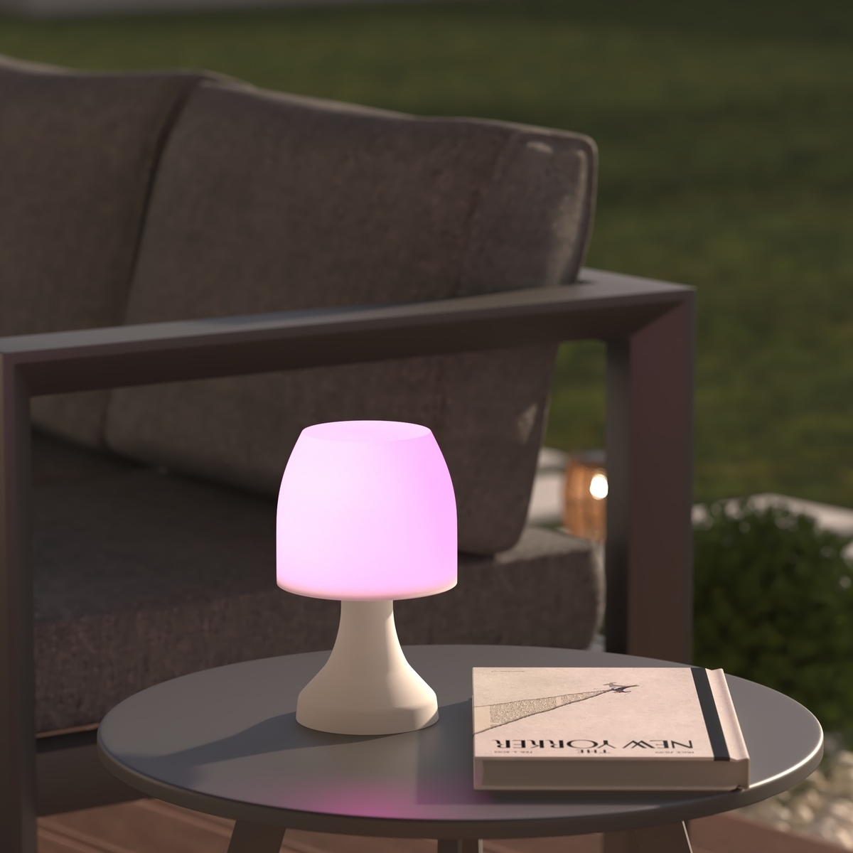 Outdoor lamp "Dokk" Multicoloured, H.19 cm