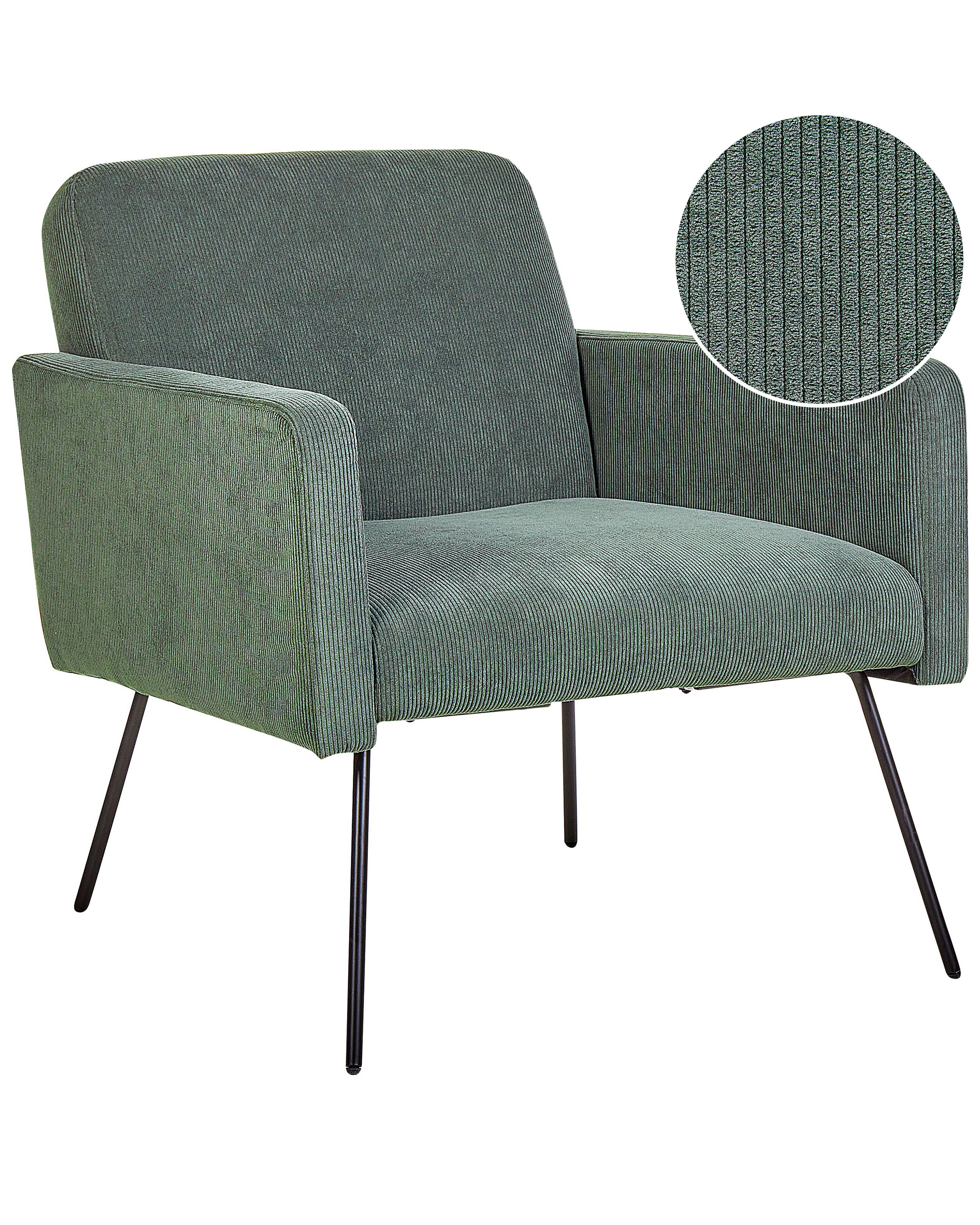Armchair NARKEN Corduroy Dark Green